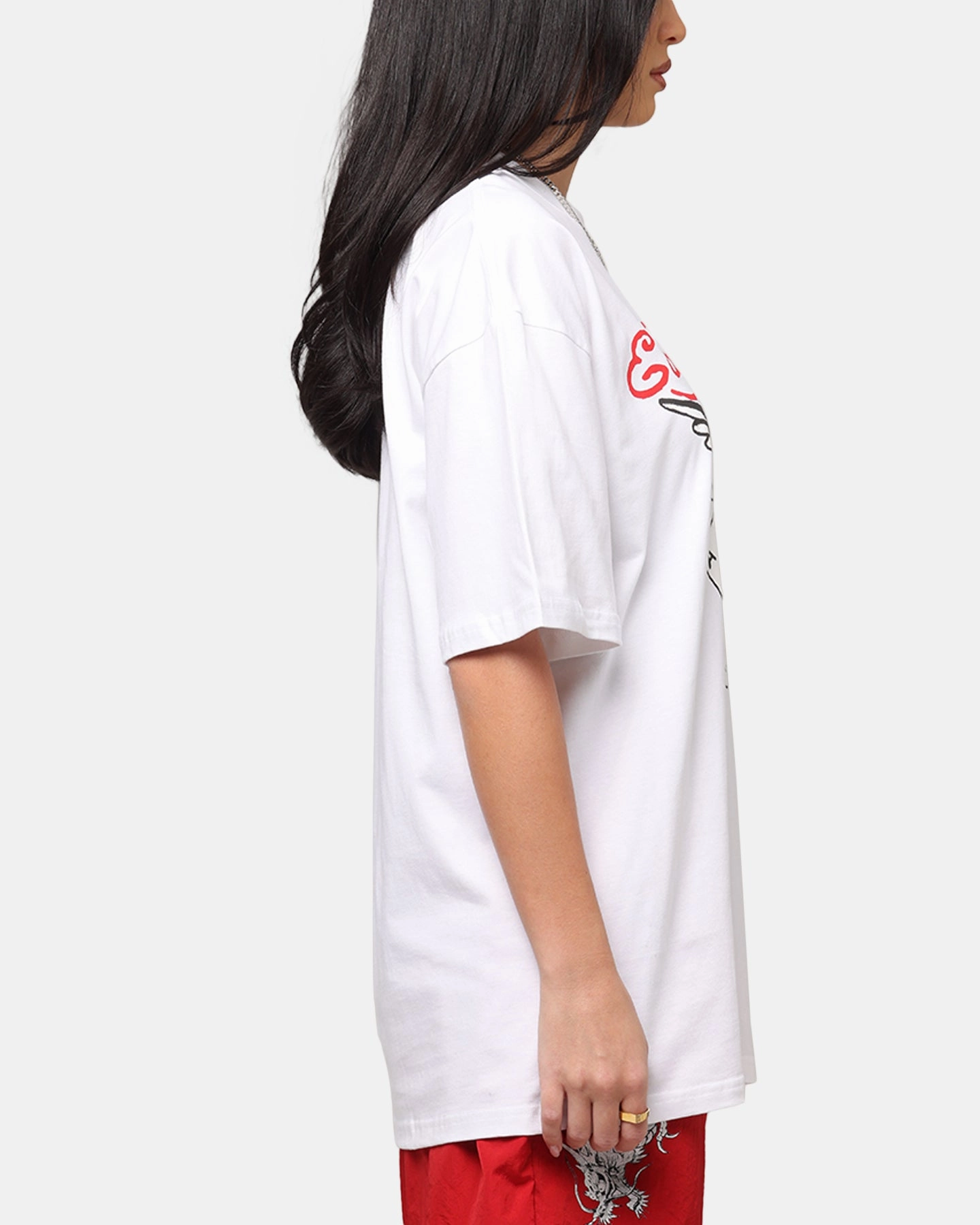 EcoFriendlyDyes Wool combination Ed Hardy Lost Luck T-Shirt White