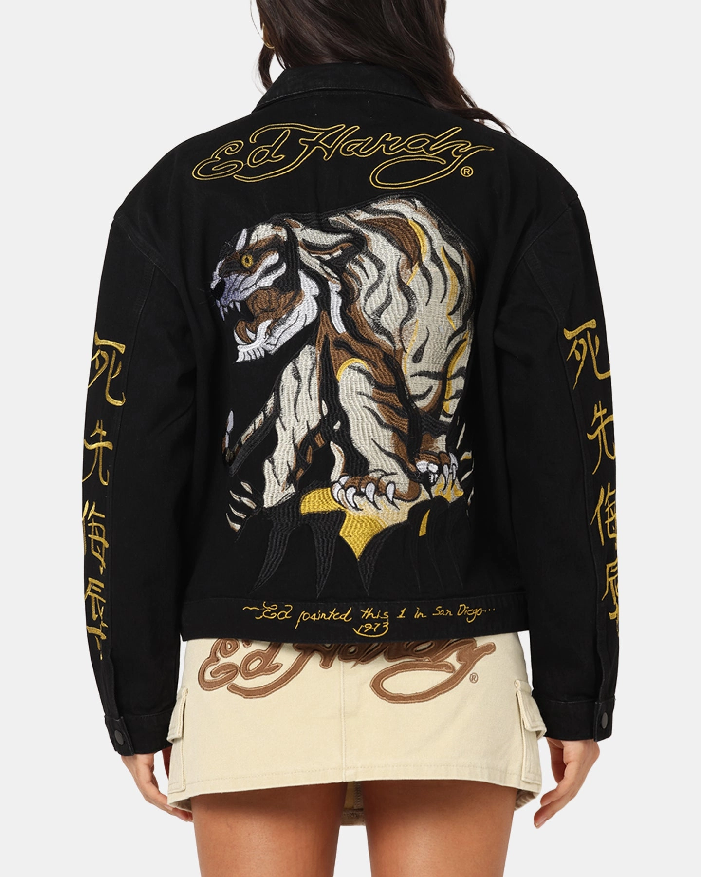 Travel Light Ed Hardy Never Again Jacket Black