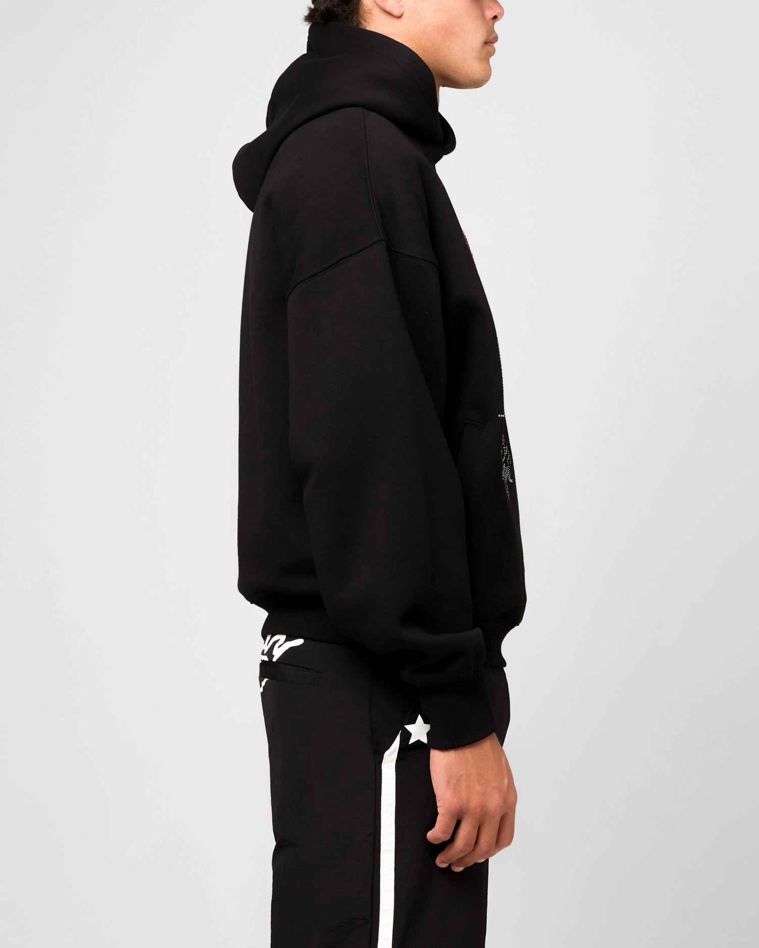 Trail Style Investment Ed Hardy Rhinestone Dragon Hoodie Black