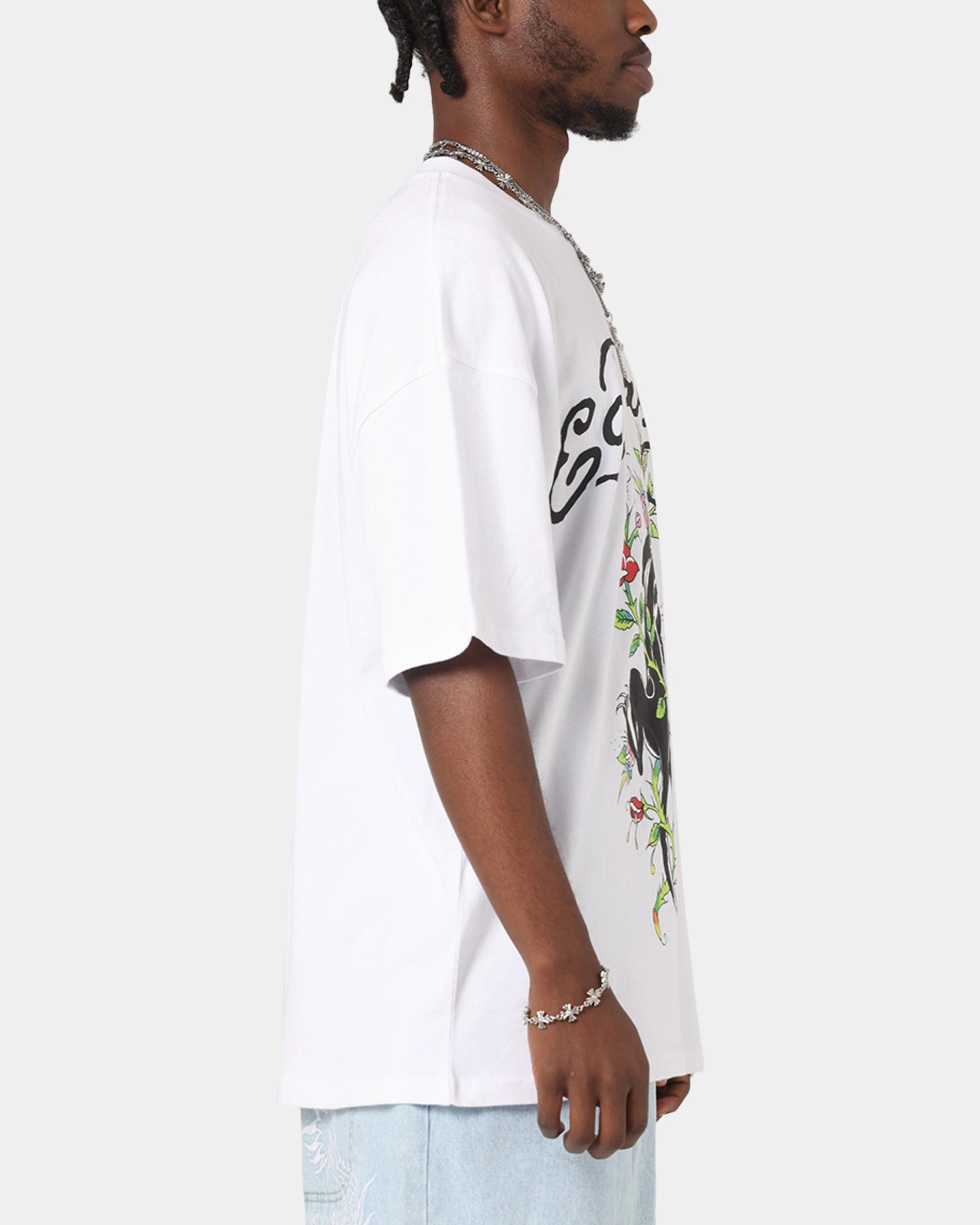 OekoTexCertified Ed Hardy Savage Bloom T-Shirt White