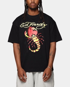 Ed Hardy Scorpion T-Shirt Black Tight Fit