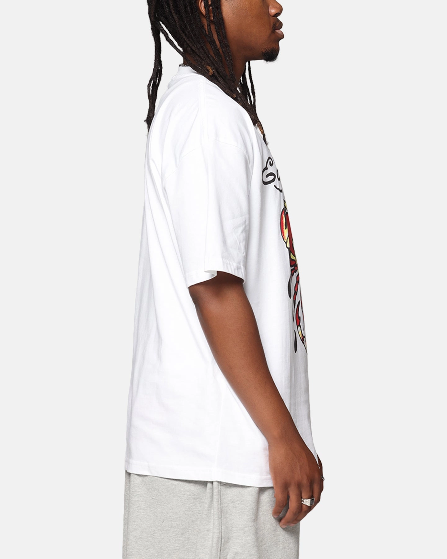 Casual layering piece Ed Hardy Scorpion T-Shirt White
