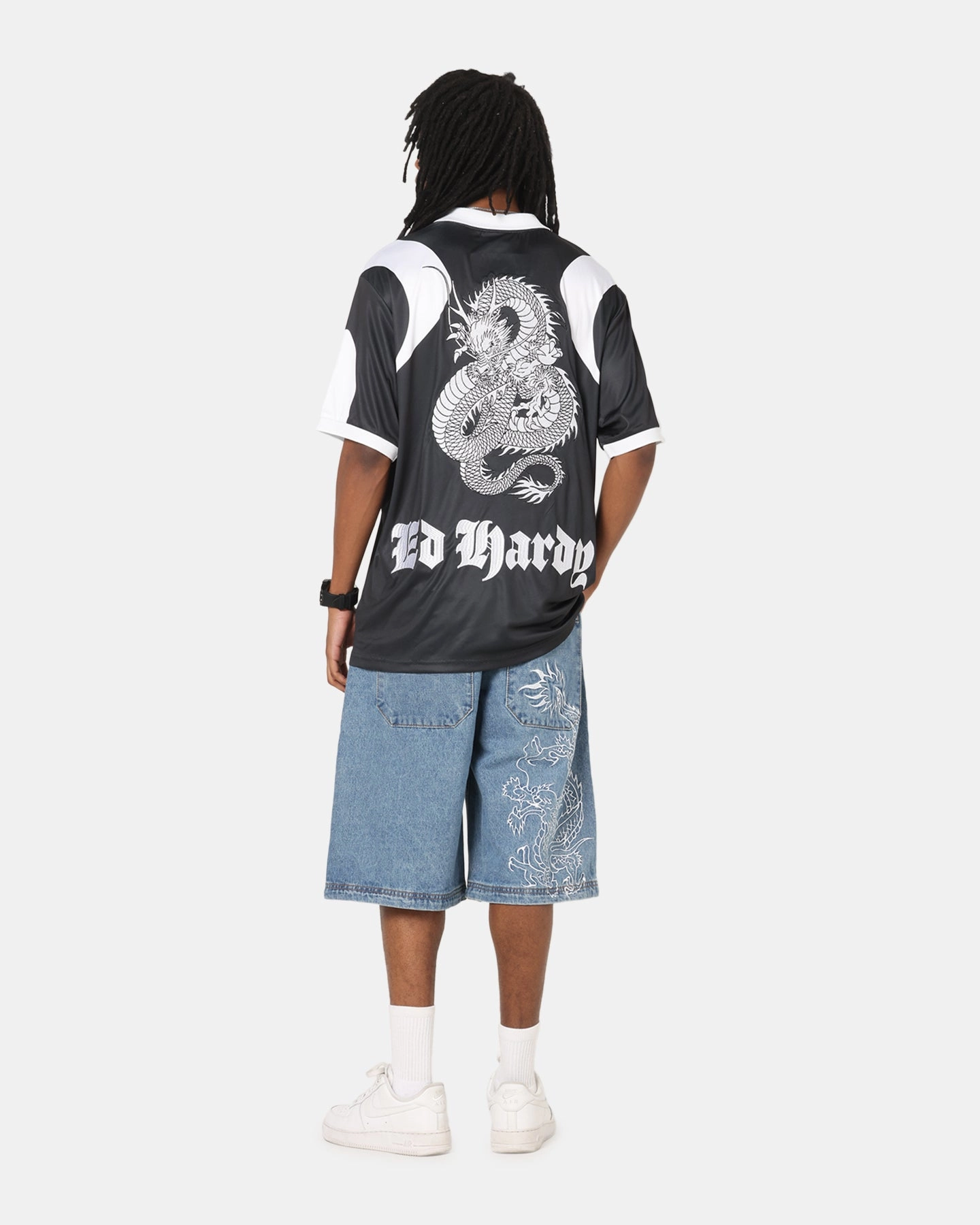 Ed Hardy Shinjuku Jersey Black Flexible Apparel