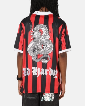 Bonded Armhole Ed Hardy Shinjuku Jersey Red/Black