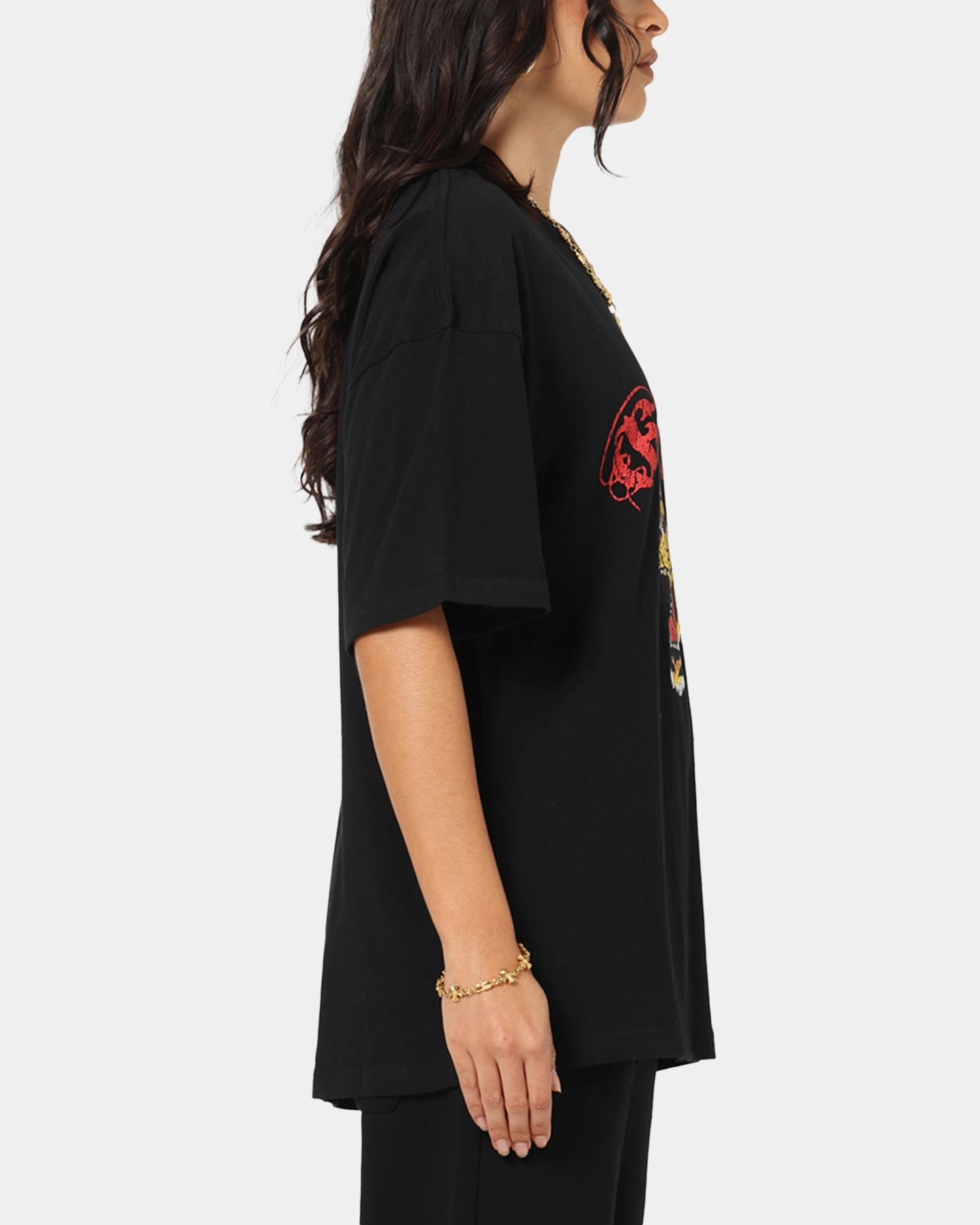 Ed Hardy Tiger Wrath T-Shirt Black LayeringFriendly