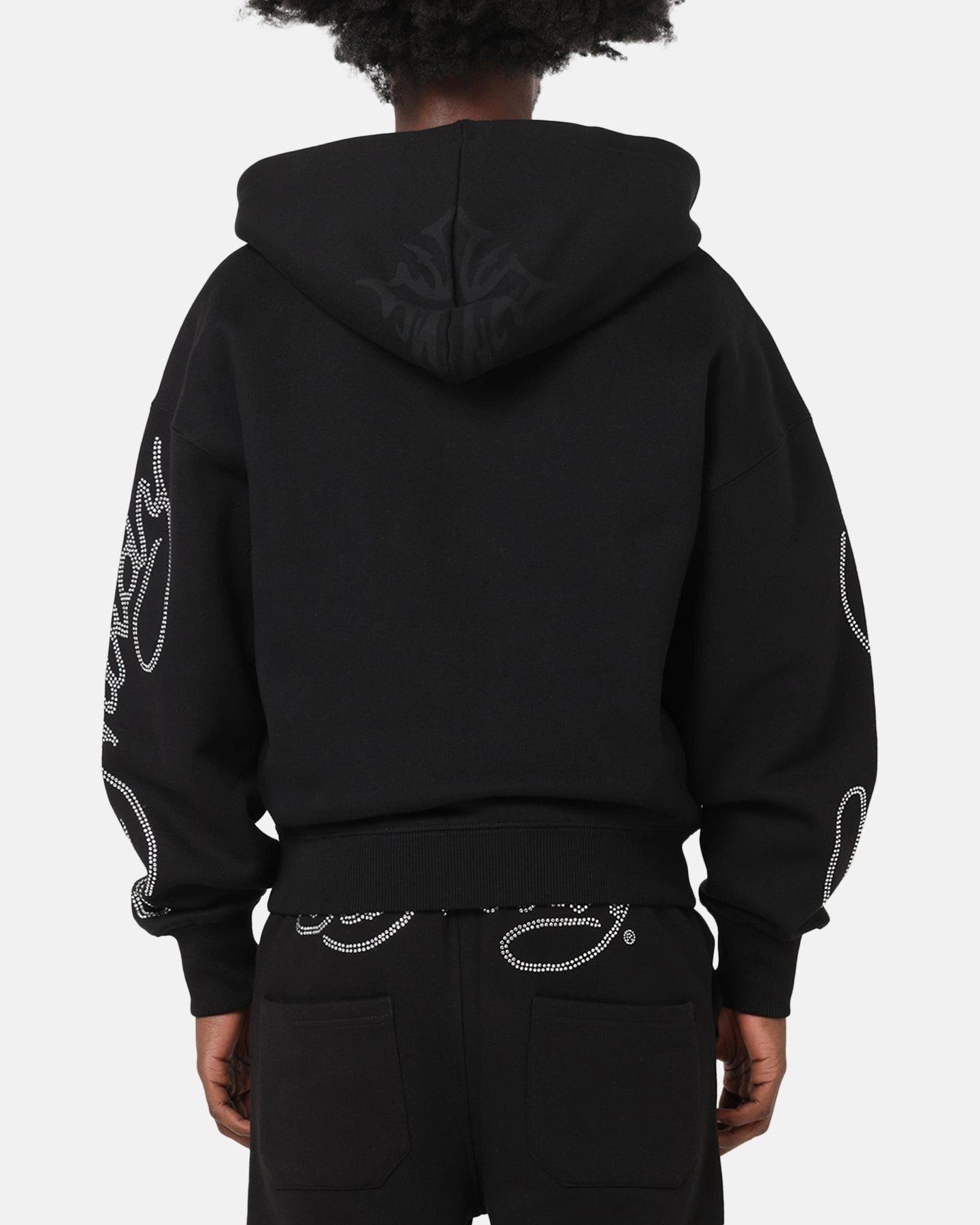 Ed Hardy Trinity Zip Hoodie Black Hygienic Lining low end