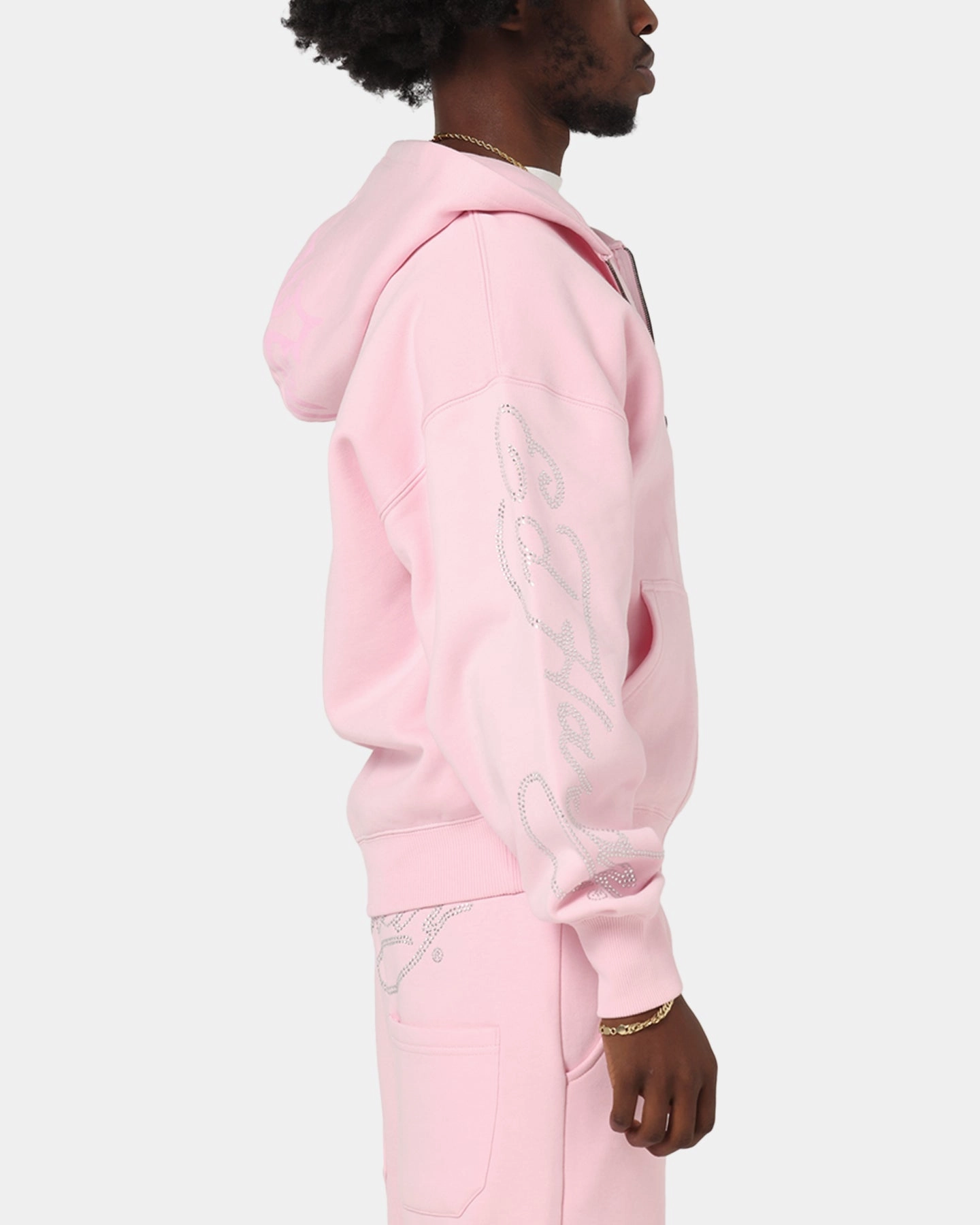 Free Move Ed Hardy Trinity Zip Hoodie Pink