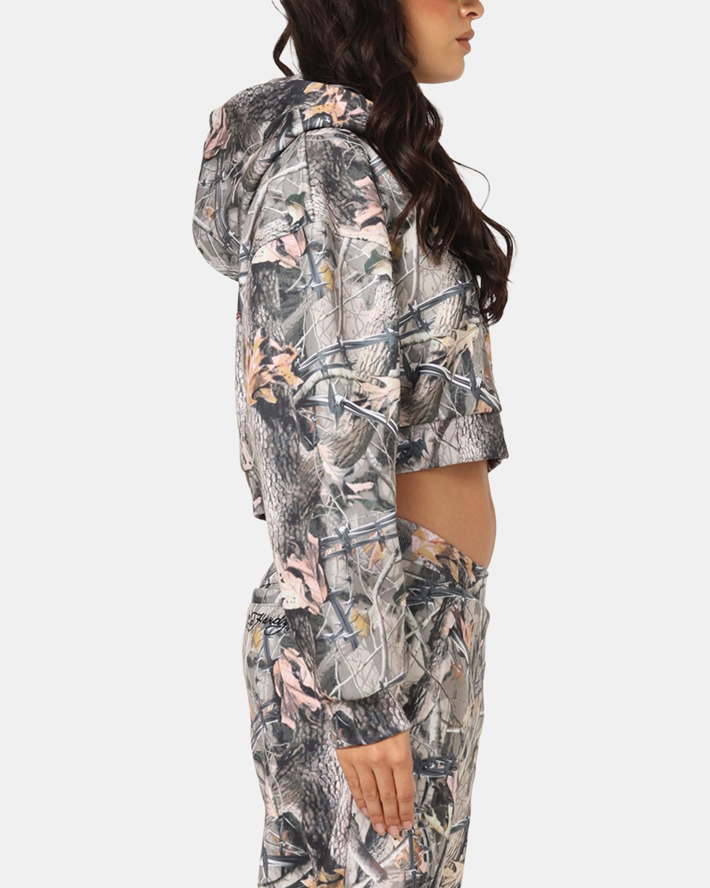Ed Hardy Women's Butterfly Effect Hoodie Real Tree Camo suitable for product launches