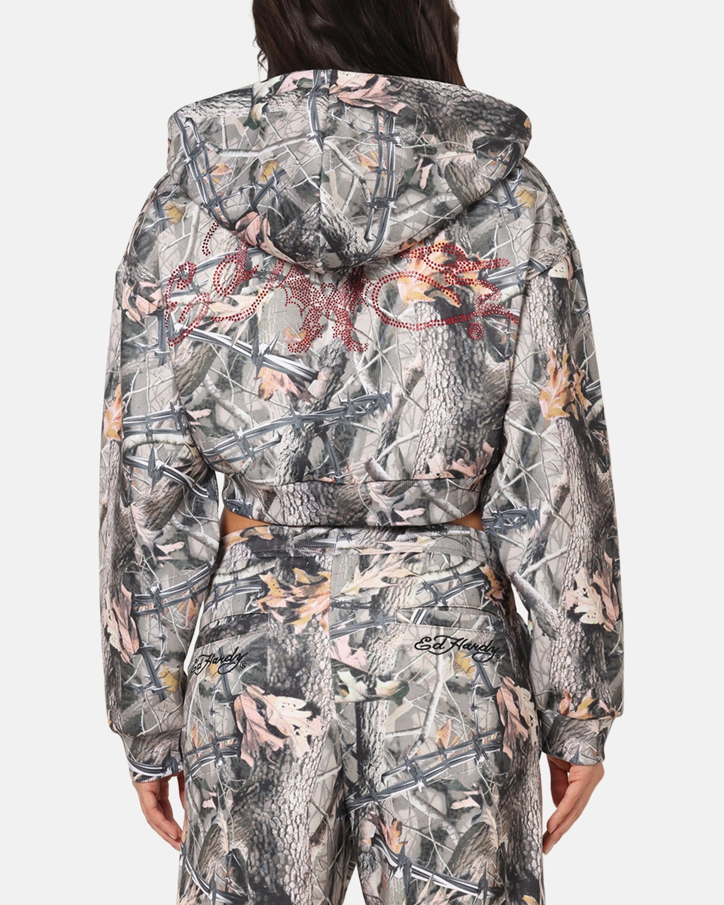 suitable for corporate events Deodorant Ed Hardy Women's Butterfly Effect Hoodie Real Tree Camo