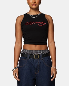 Long - term - usable Ed Hardy Women's Electric Tank Black