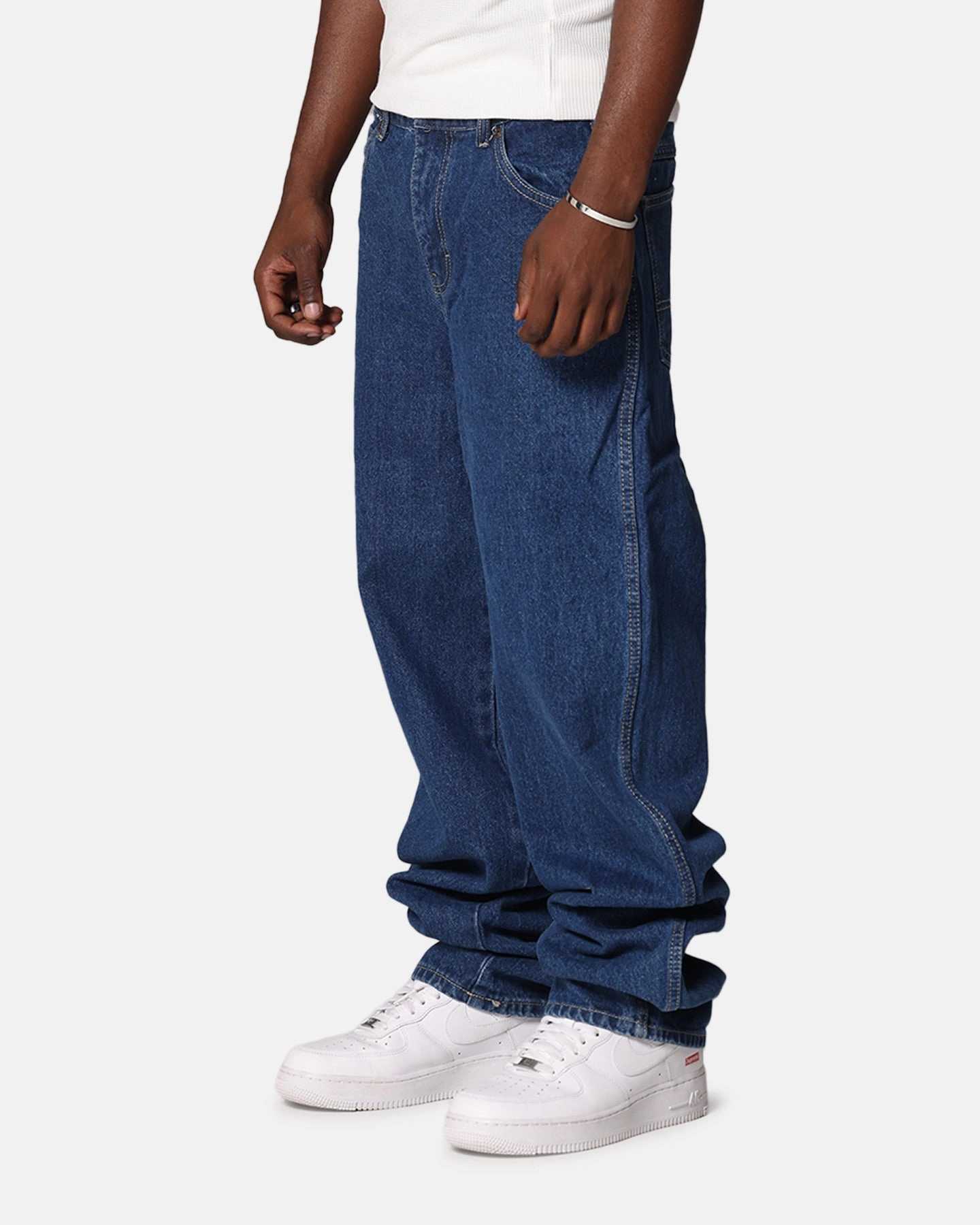 Traveler Gear Summer Vibes Fashion Lover Quick Outfit Dickies Relaxed Straight Denim Jeans Stone Washed Indigo