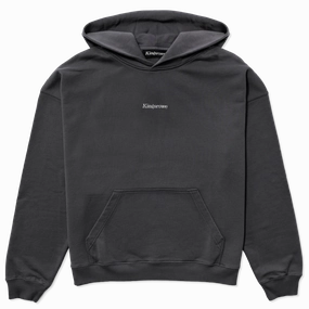 Functional Tagless Neck Kingsrowe Classic Logo Hoodie 'Charcoal'