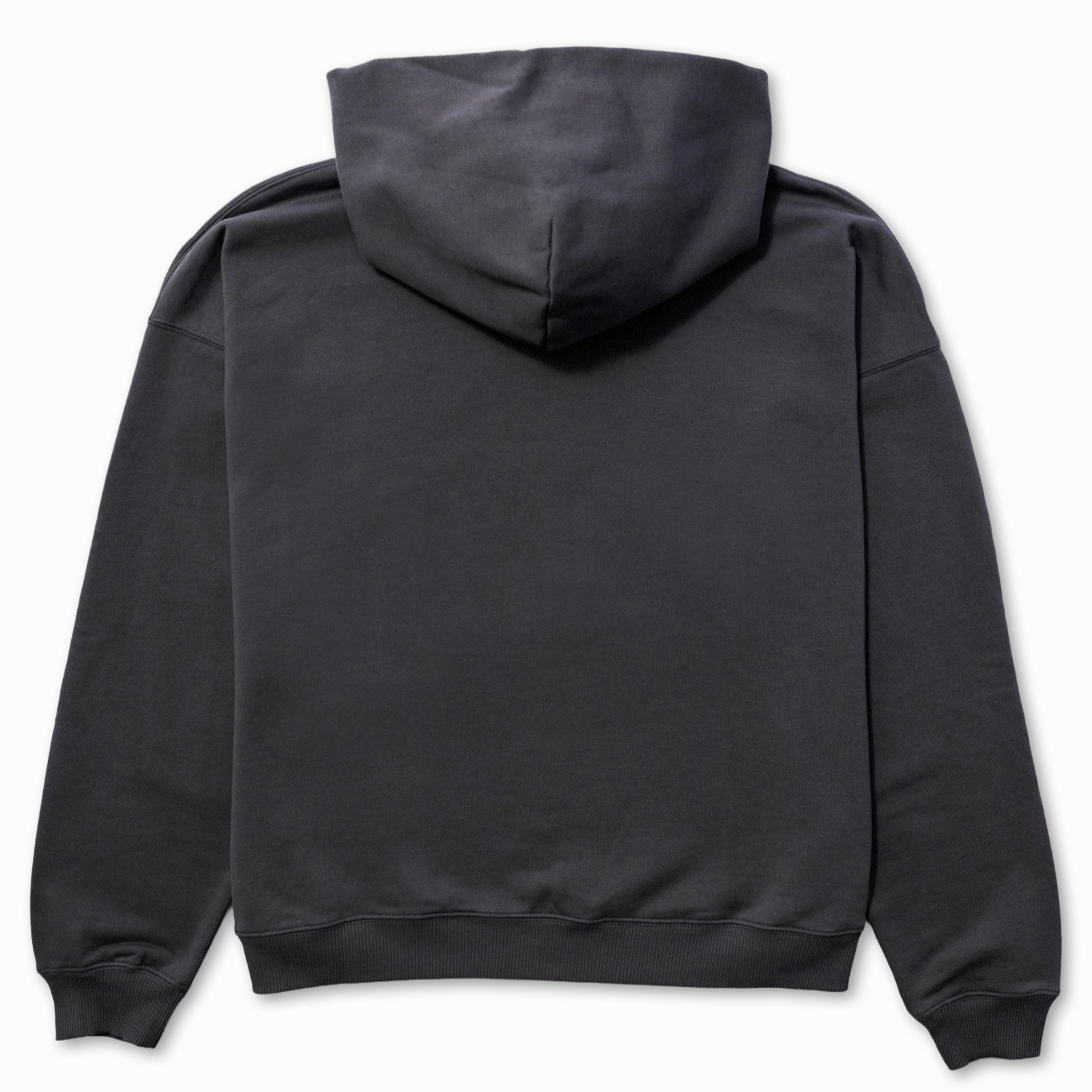 Kingsrowe Classic Logo Hoodie 'Charcoal' Double Layered Collar