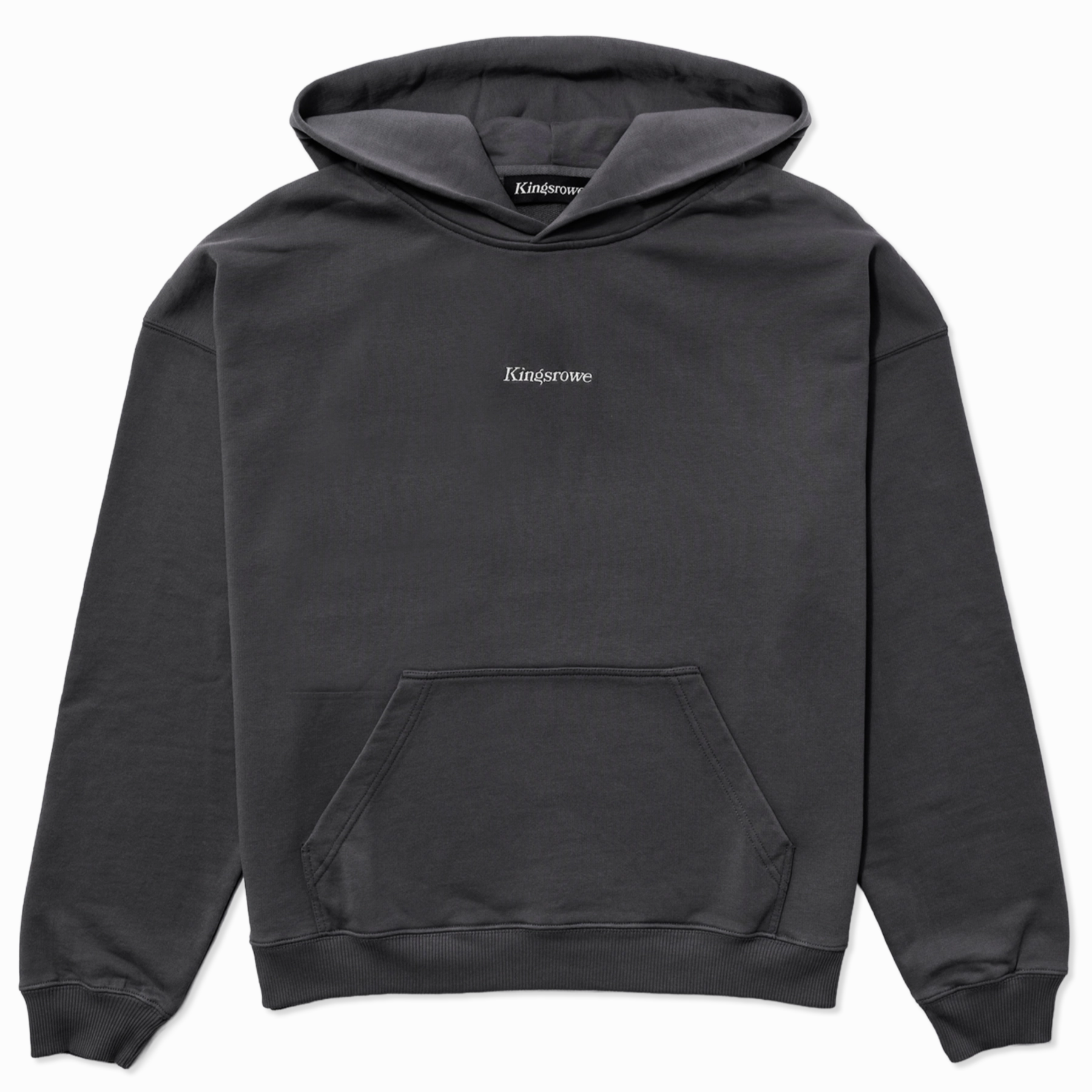 Anti - rust Kingsrowe Classic Logo Hoodie 'Charcoal'
