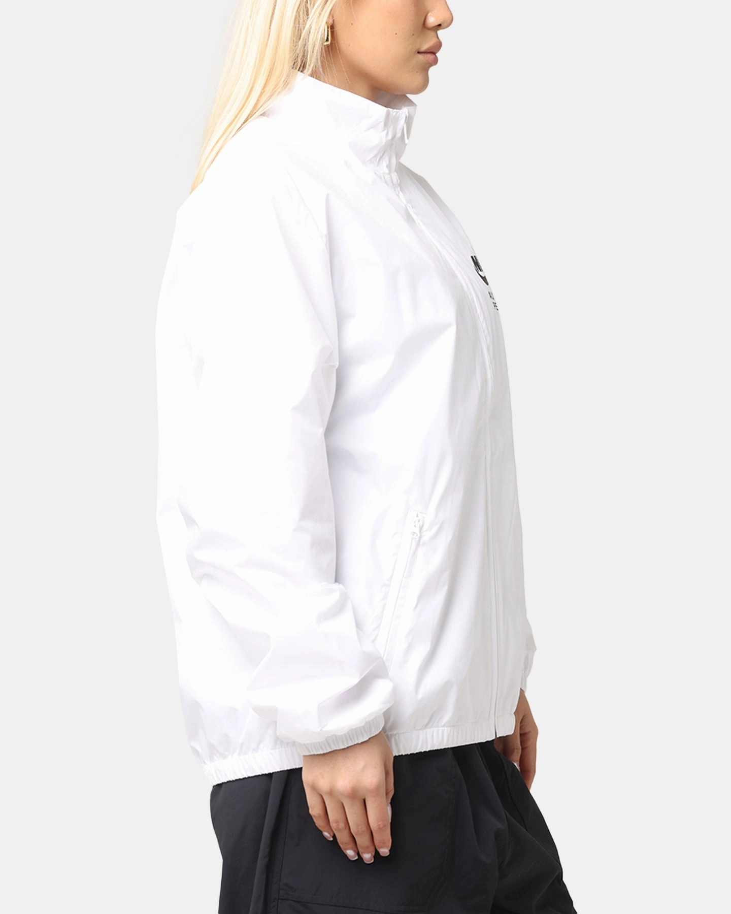 Brand Nike Woven Full Zip Jacket White/White/Black