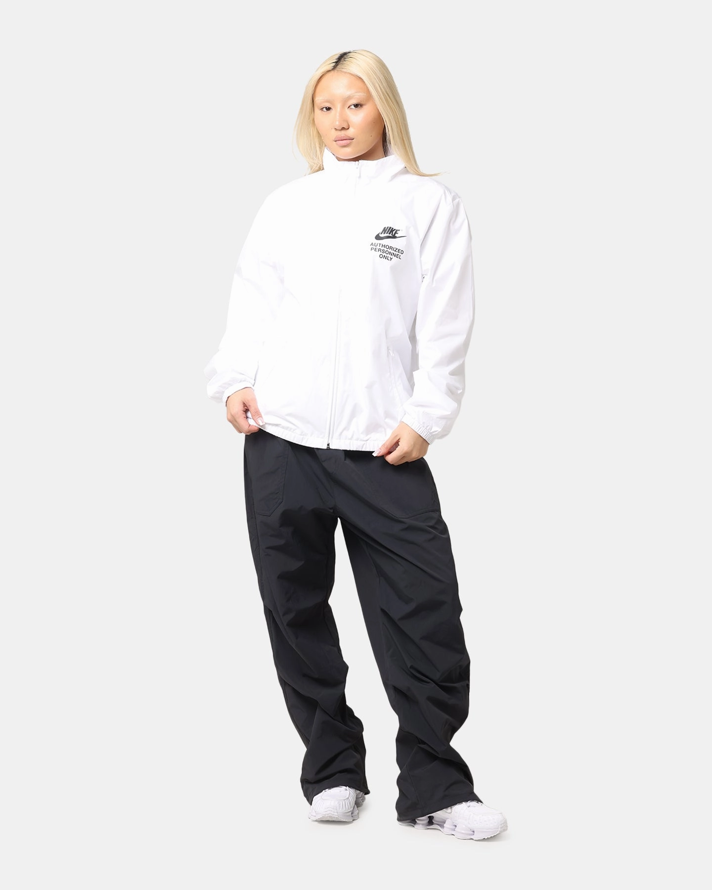 Desire Team-sports Nike Woven Full Zip Jacket White/White/Black