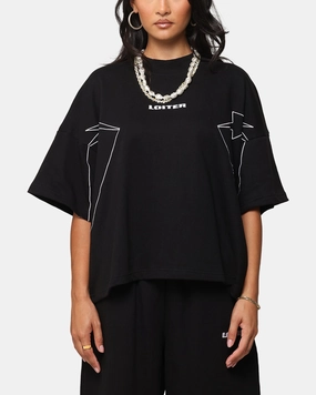petite size Loiter Dark Performance T-Shirt Black