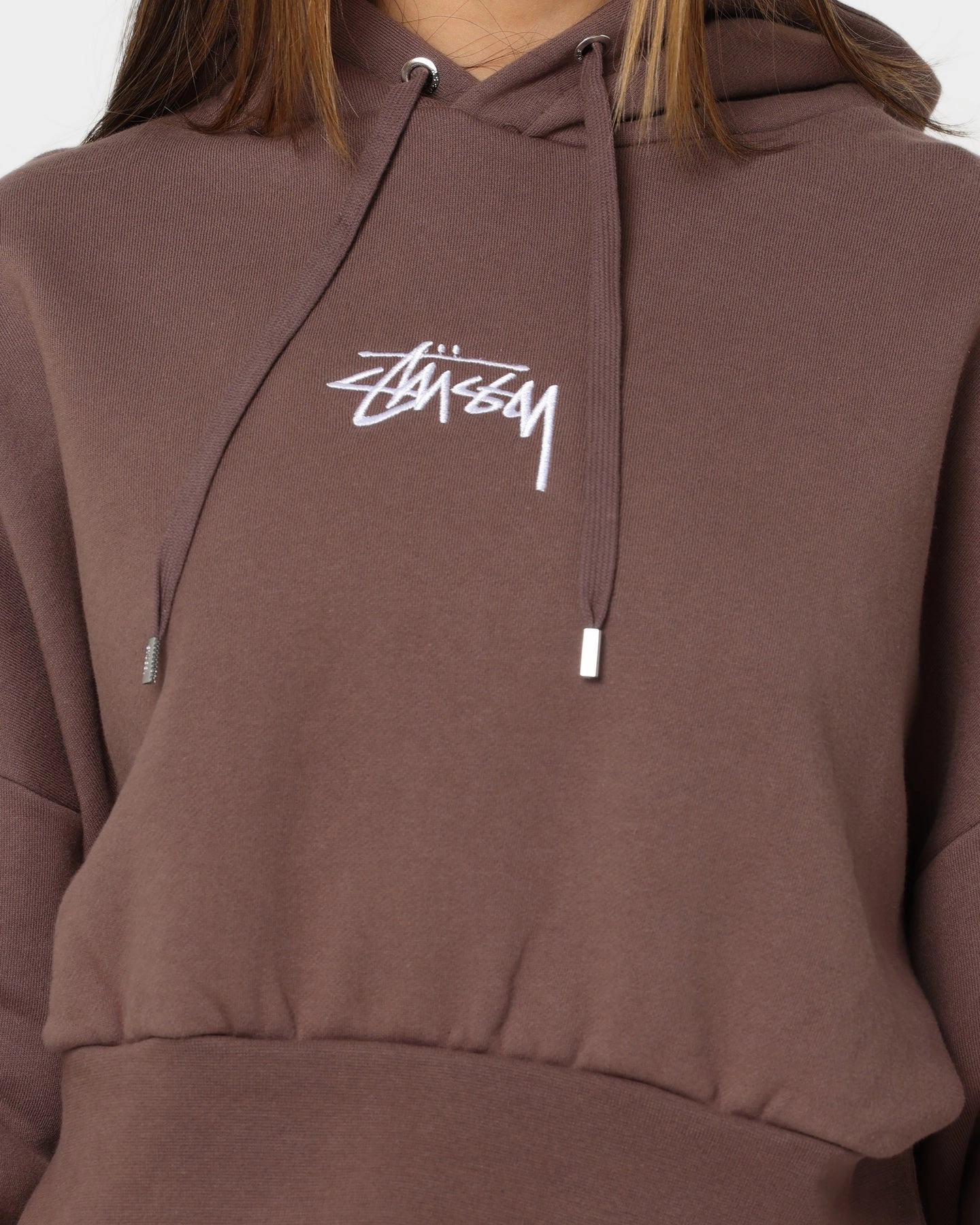 Money Cozy Jacket Stussy Women's Stock Hoodie Brown