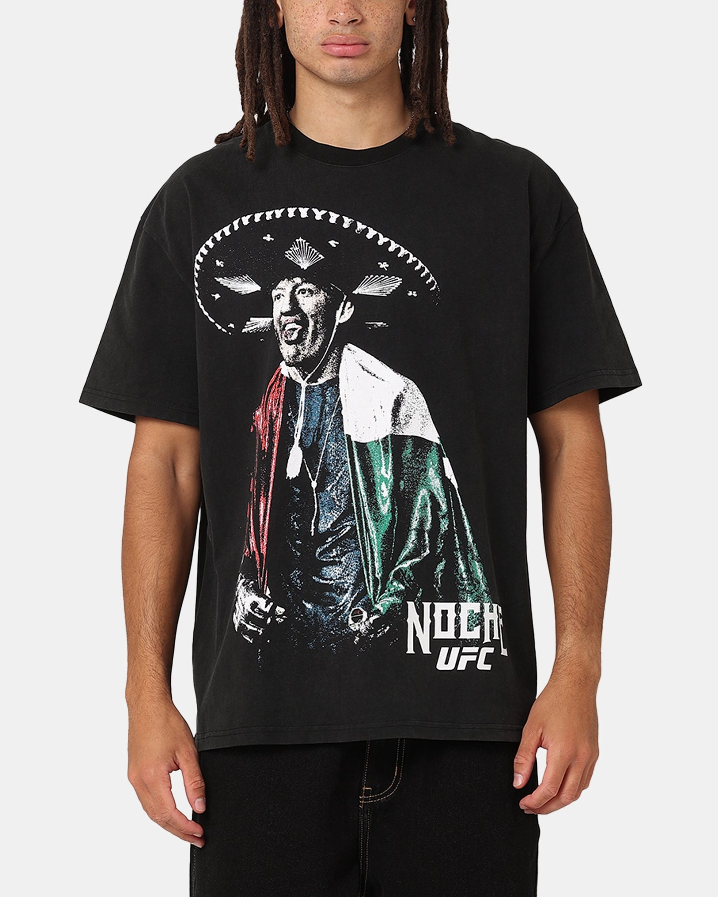 Standard Body Fit family gathering UFC By Culture Kings Ra??l Rosas Jr. Noche Heavy T-Shirt Vintage Black