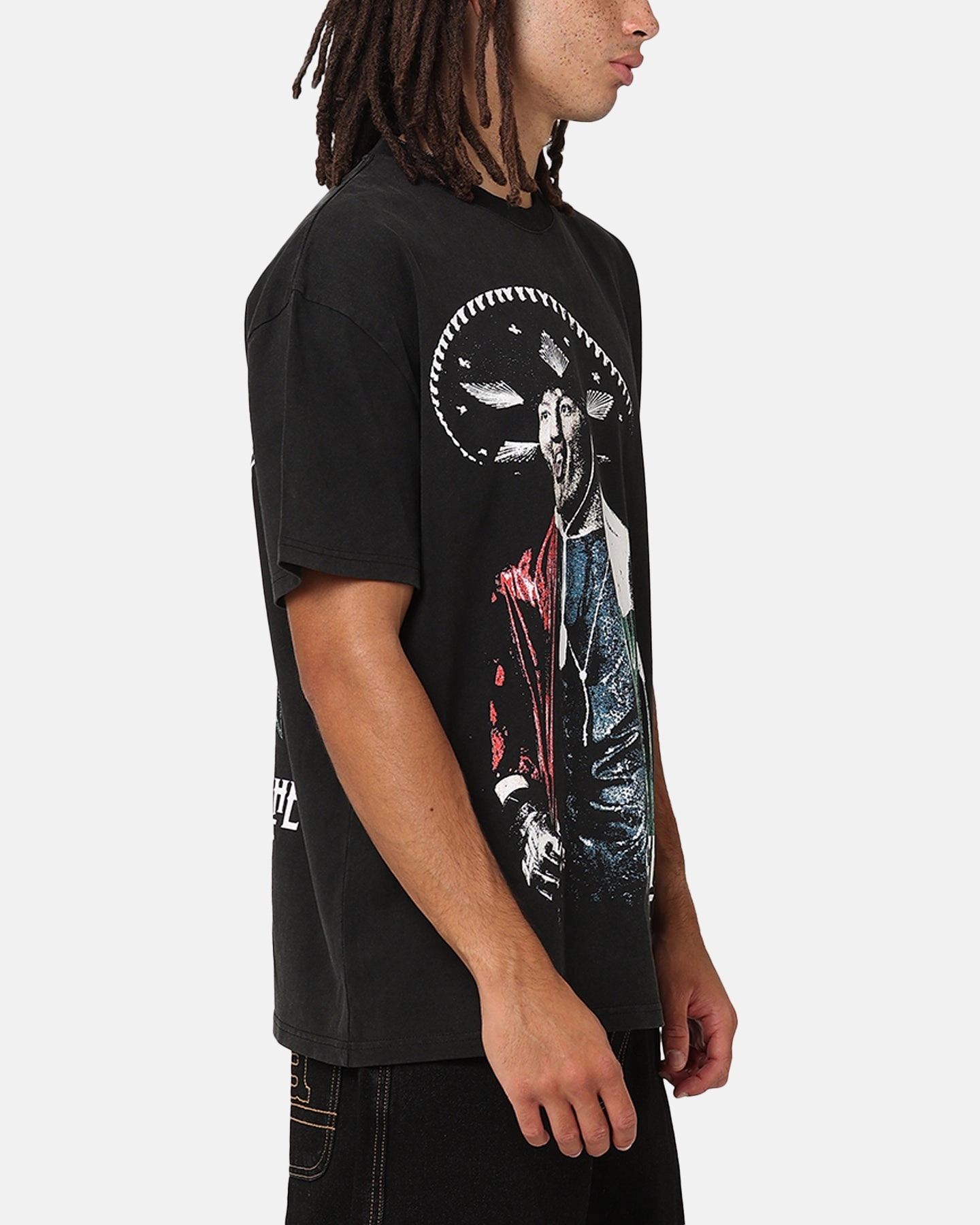 Taped Neckline UFC By Culture Kings Ra??l Rosas Jr. Noche Heavy T-Shirt Vintage Black