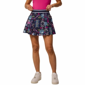 Timeless Piece Greyson Mountain Laurel Phoenix Flare Golf Skirt Maltese Blue - SP25 Women