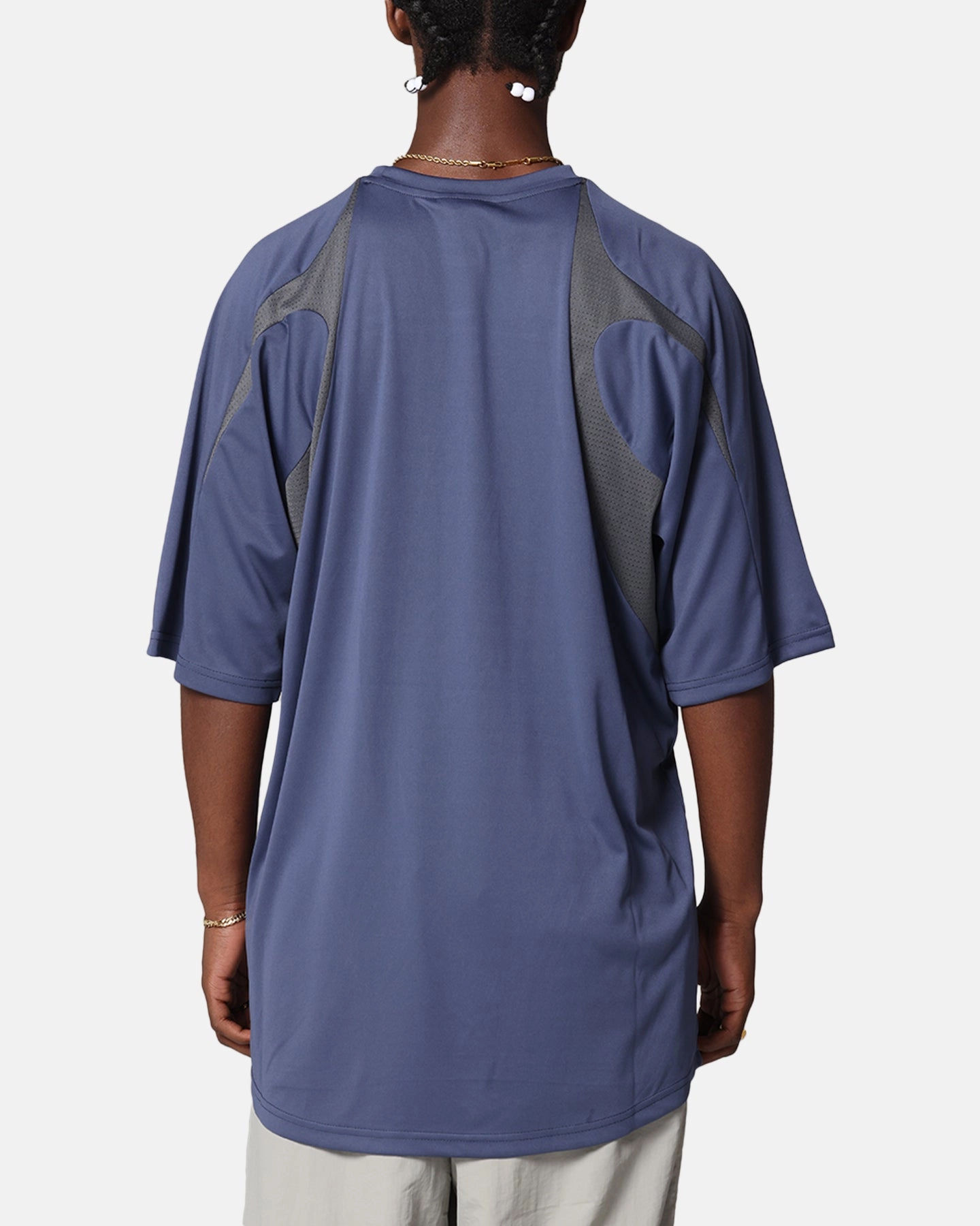 Movement Apparel Abrasion Resistant Zones Boiler Room X Umbro Football Jersey T-Shirt Blue