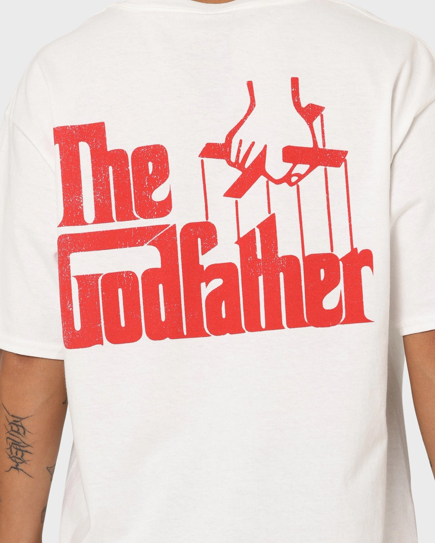Office Casual American Thrift X The Godfather The Godfather Cat T-Shirt White
