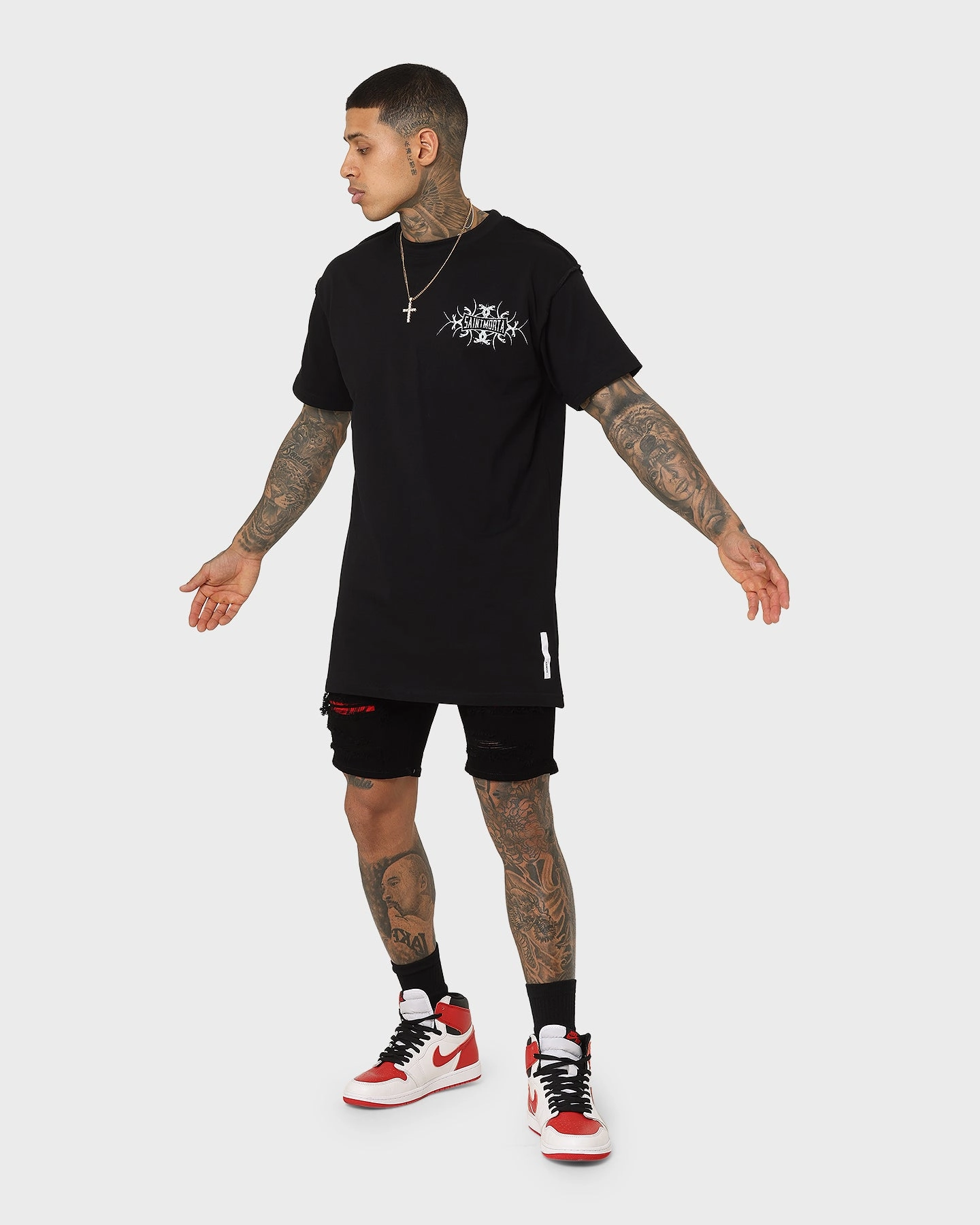 long-lasting quality Saint Morta Tarta Summum Shorts Black/Red