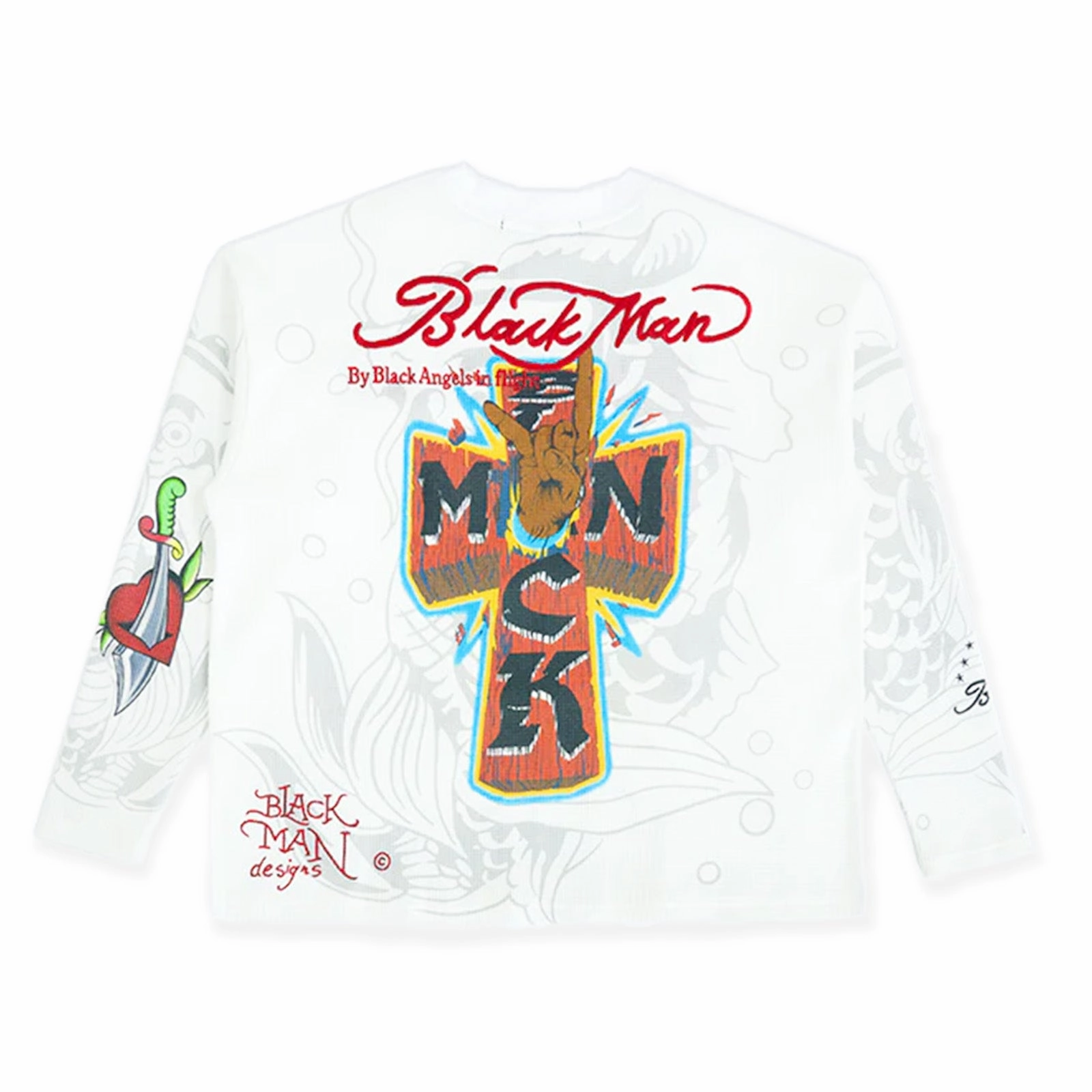Black Angels In Flight Where Is Africa Tattoo Thermal 'White' Travel Outfit Lightweight Style