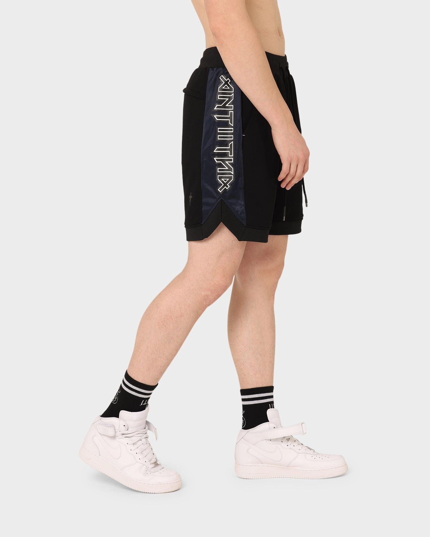 rhinestone accents Wedges The Anti Order Terminus Shorts Black/Navy