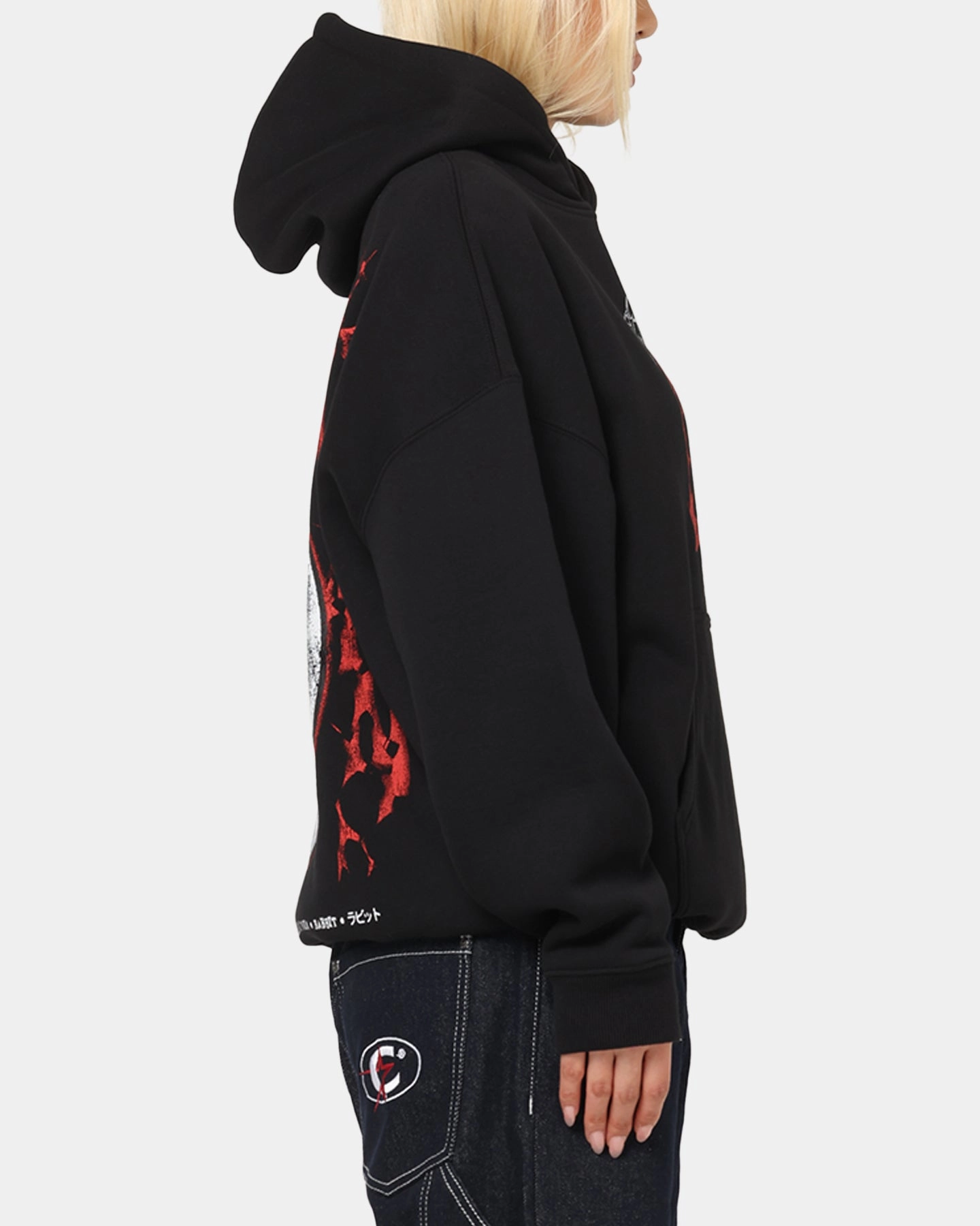 Four Way Stretch 73 Studio X Tokyo Ghoul Rabbit Premium Hoodie Black