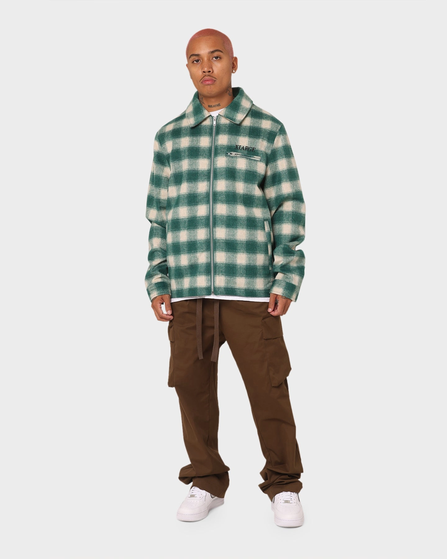 Wrinkle Resistant X-Large Slash Jacket Green