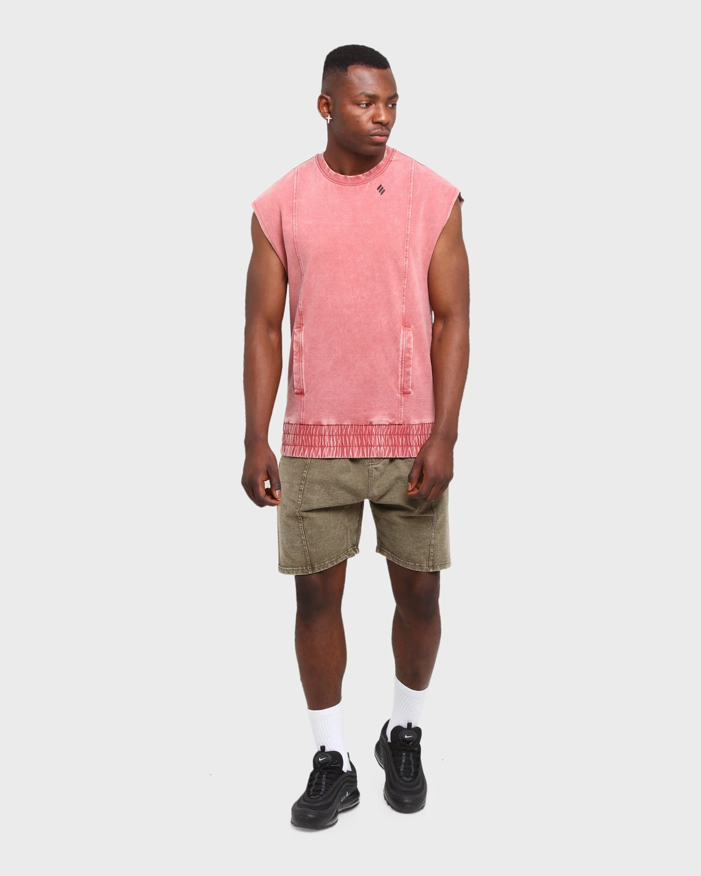 Street Mood Effortless Wear Elevn Clothing Co. VTG Washed Shorts Forest