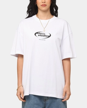 Elevn Clothing Co Worldwide Studios T-Shirt White Quick Dry Fabric Best Seller