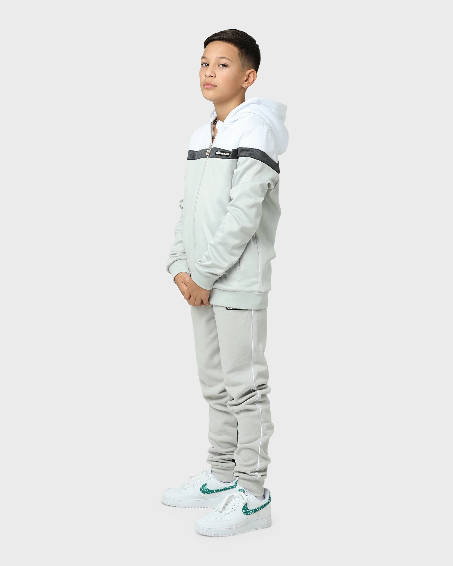 Ellesse Kids' Cutito Track Jacket Light Grey Assessment Daily Comfort