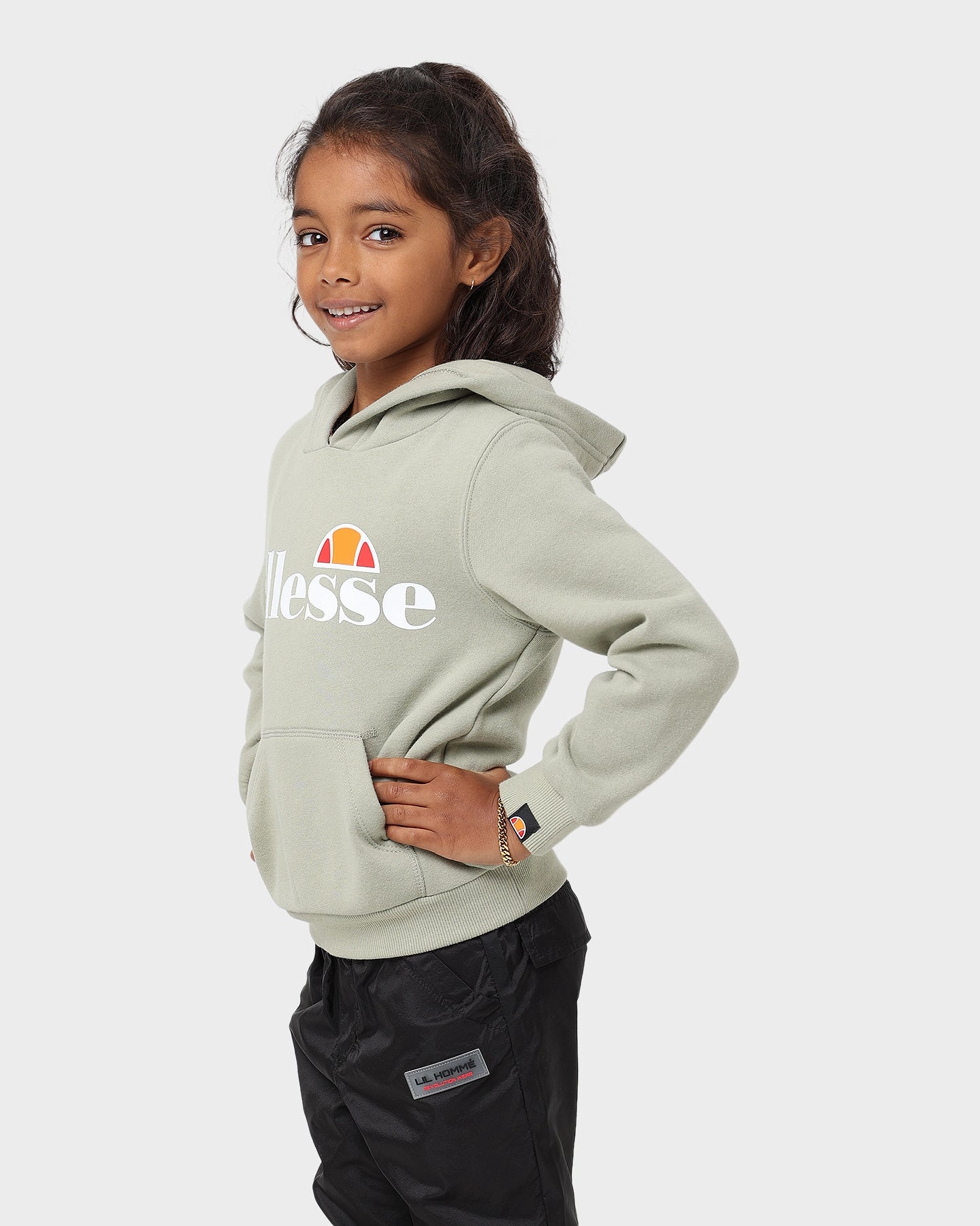 suitable for autumn festivals Empower Ellesse Kids' Jero OH Hoodie Green
