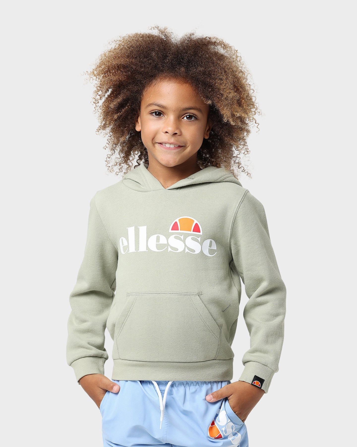 Ellesse Kids' Jero OH Hoodie Green All Weather Protection