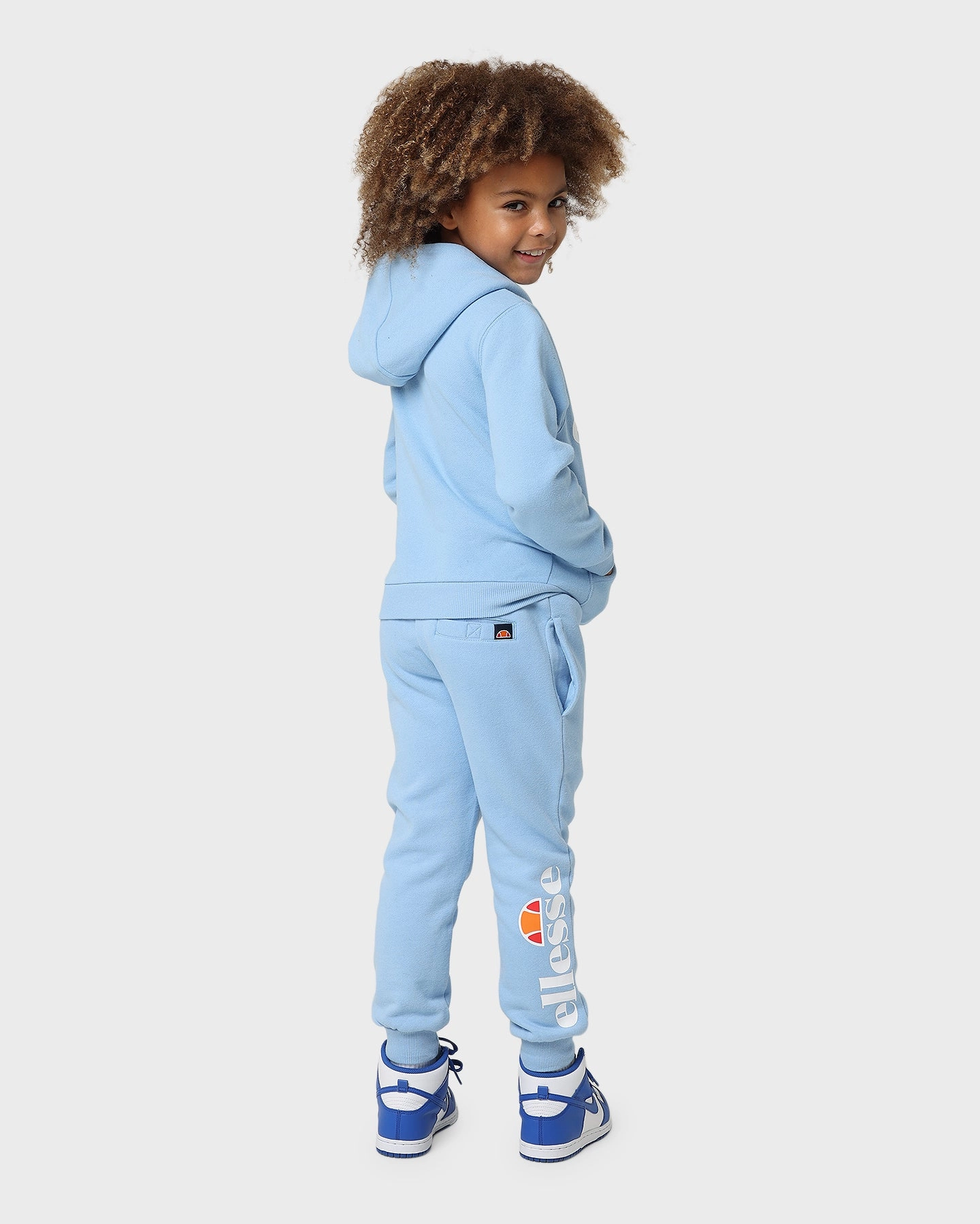 Ellesse Kids' Jero OH Hoodie Light Blue Modular Layering System