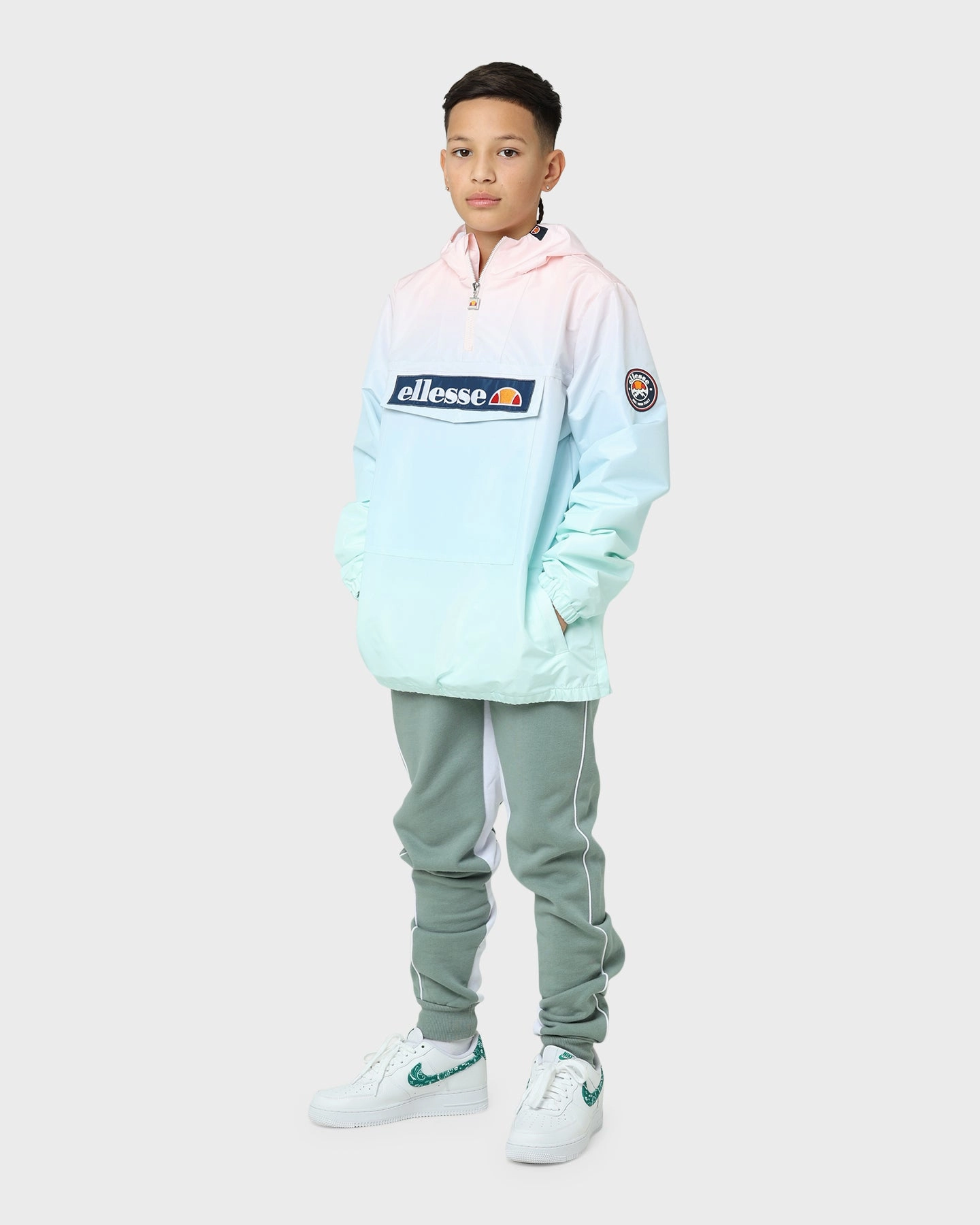 Ellesse Kids' Ralaro Fade OH Jacket Multi Chic Style
