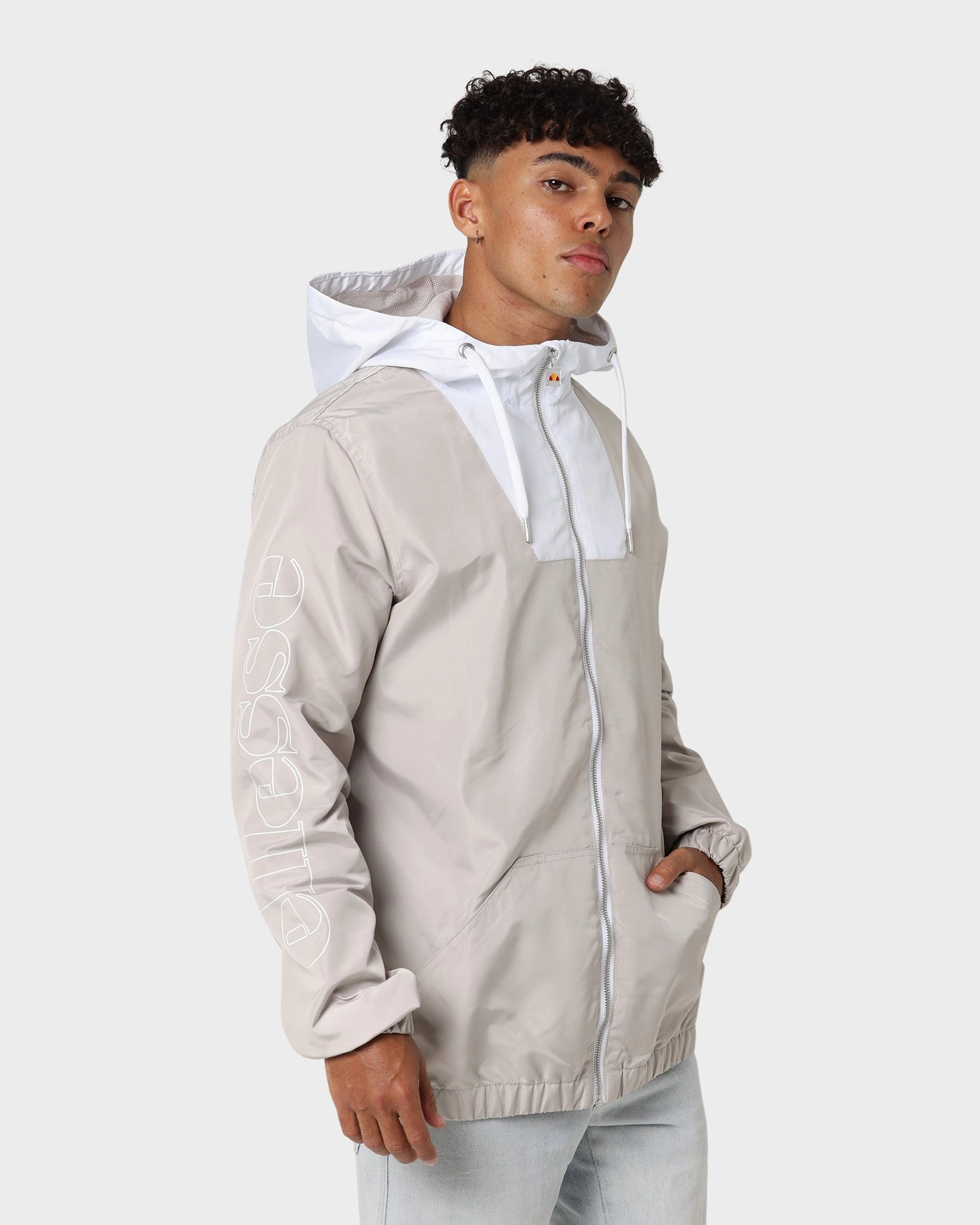 Potential Ellesse Marine Jacket Light Grey