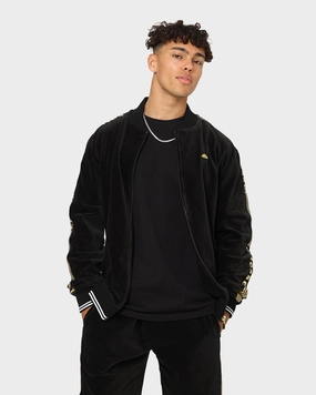 Ellesse Monzo Corduroy Track Jacket Black/Gold Trail Comfort