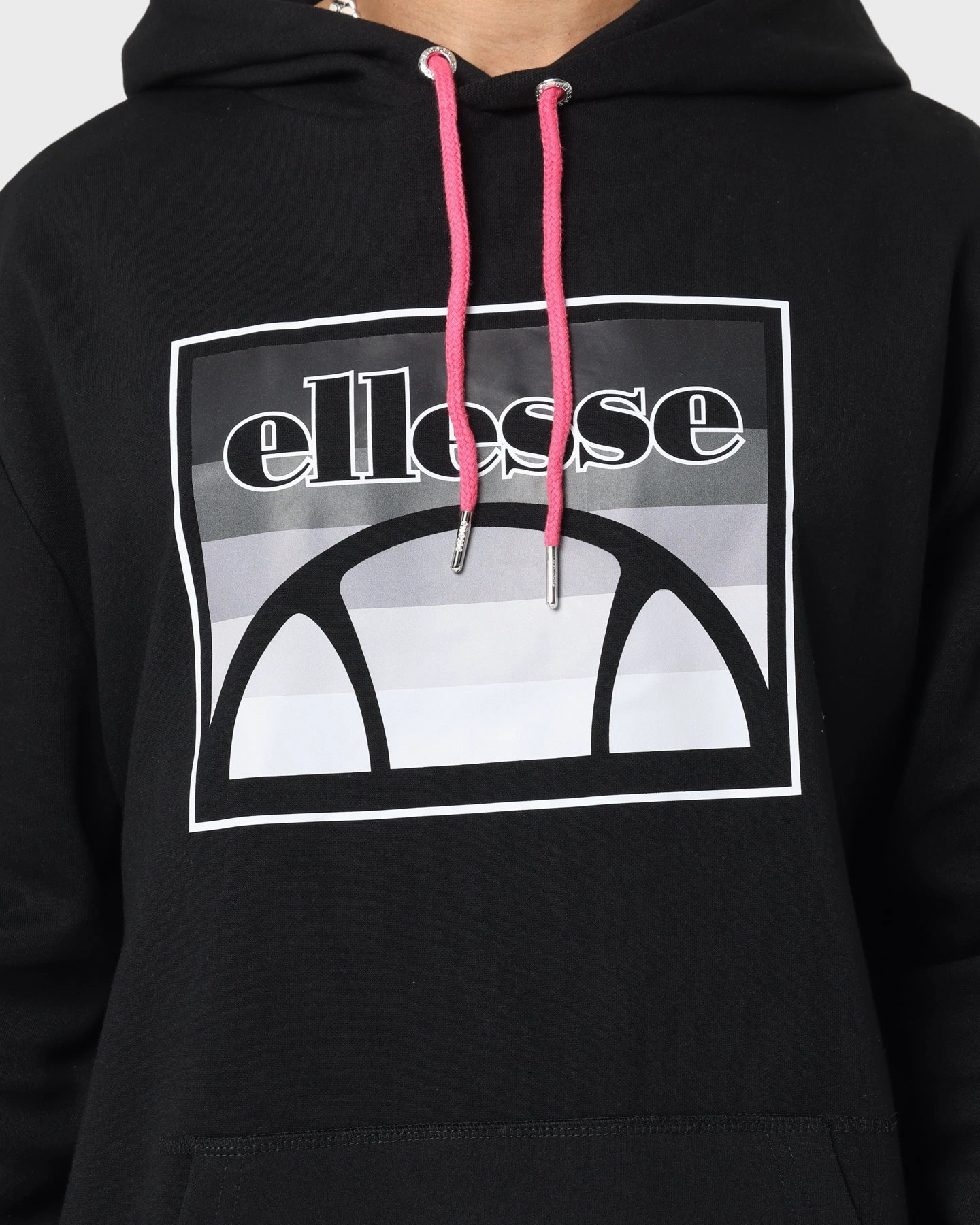 Ellesse Norla Hoodie Black Water Resistant Fabric