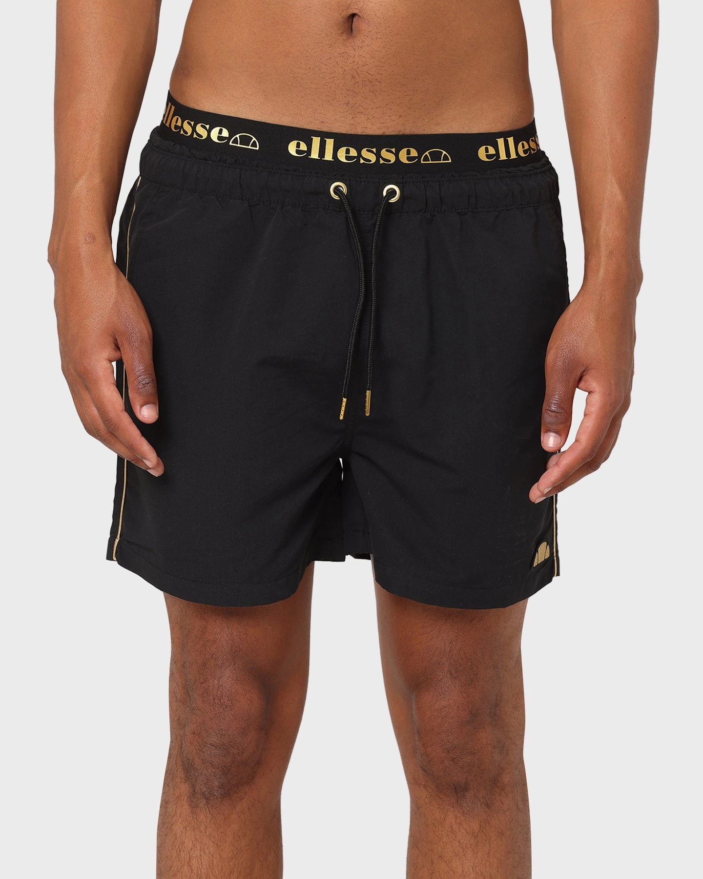Durable Weave Summer Fashion Ellesse Salcko Swim Shorts Black