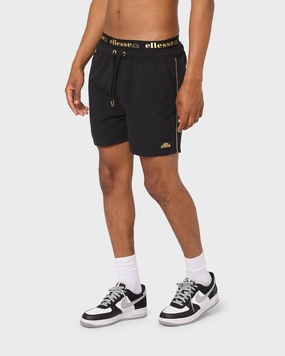 Abrasion Resistant Fabric Party outfit Ellesse Salcko Swim Shorts Black