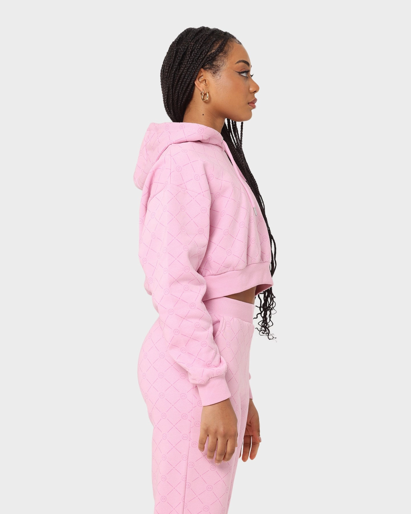 Train Fashionable Outerwear Ellesse Women's Marinell Crop Hoodie Light Pink