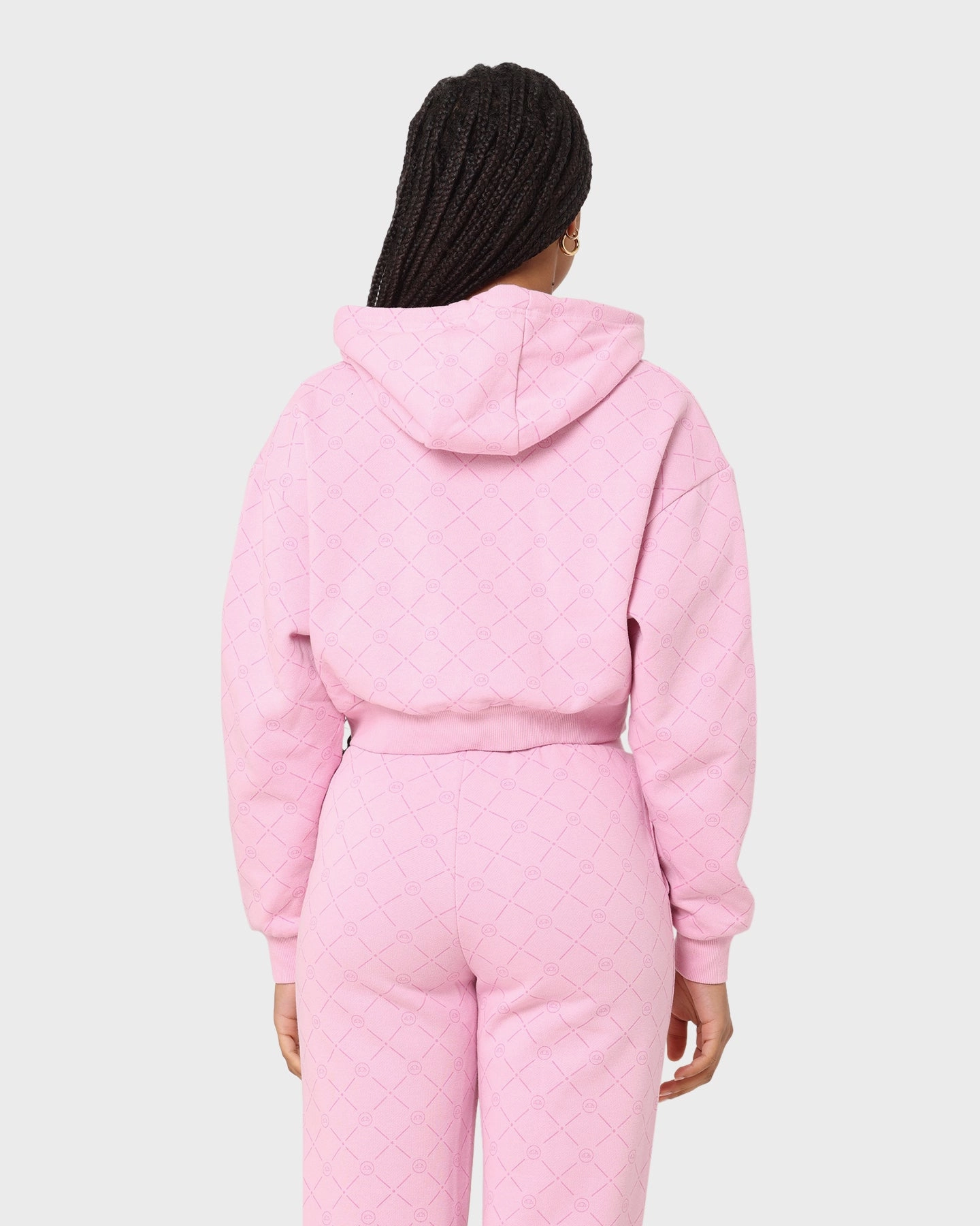 no pocket Ellesse Women's Marinell Crop Hoodie Light Pink