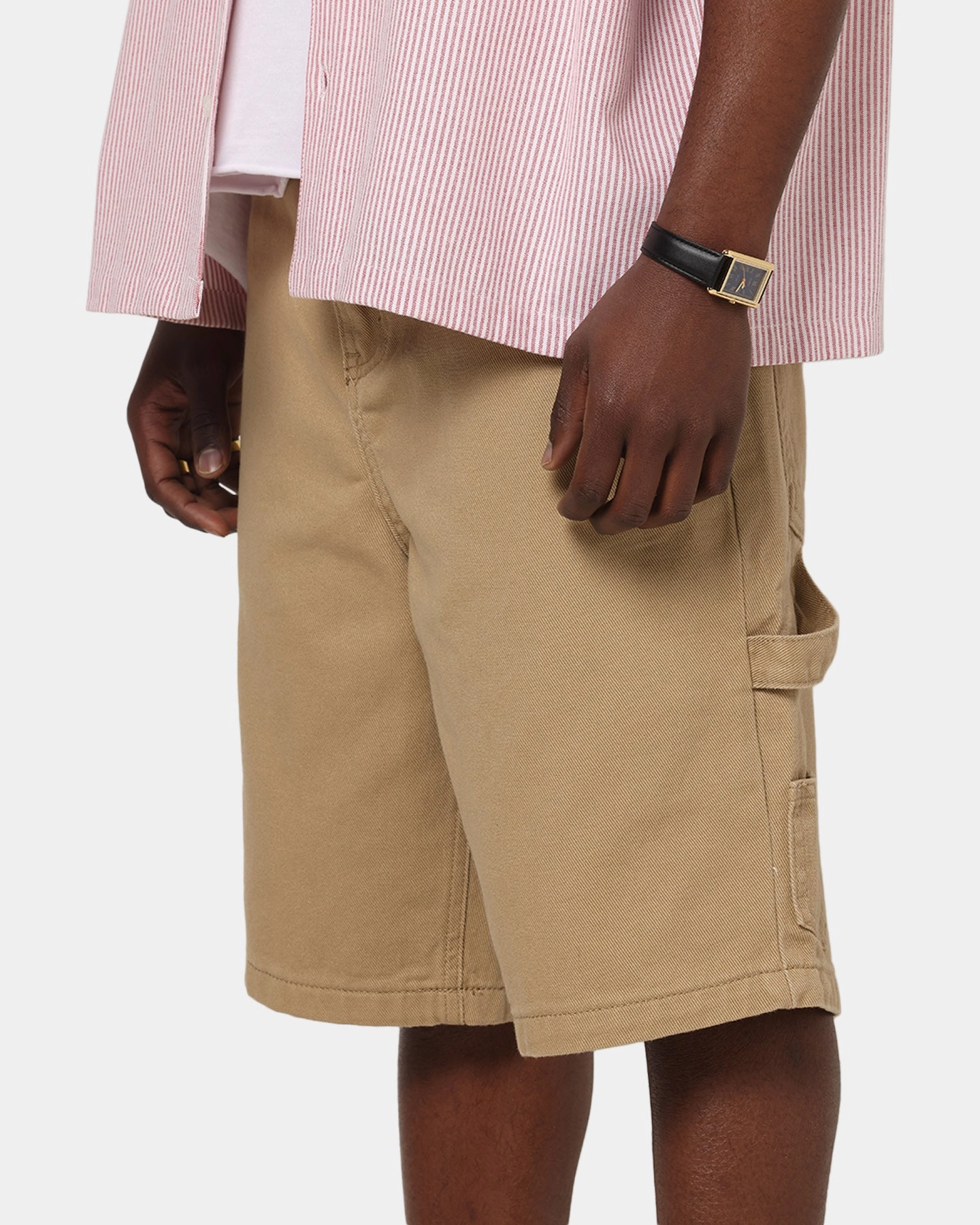 Carre Carpenter Jorts Stone spandex blend teenagers