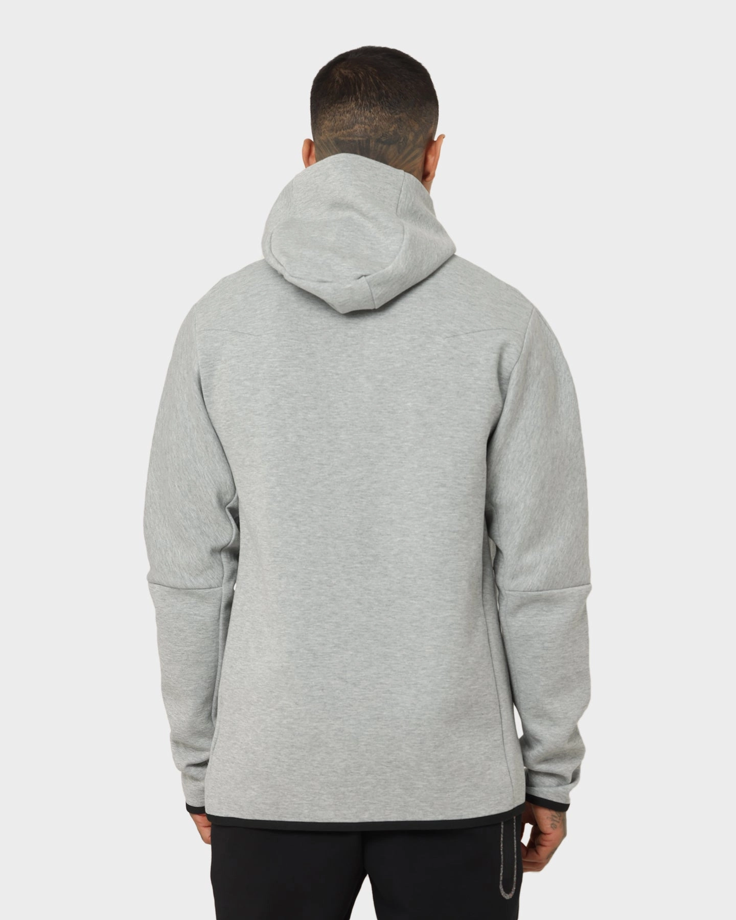 Nike Nike Sportswear Tech Fleece Full Zip Hoodie Grey Heather/Black Adventure Wear Sophisticated