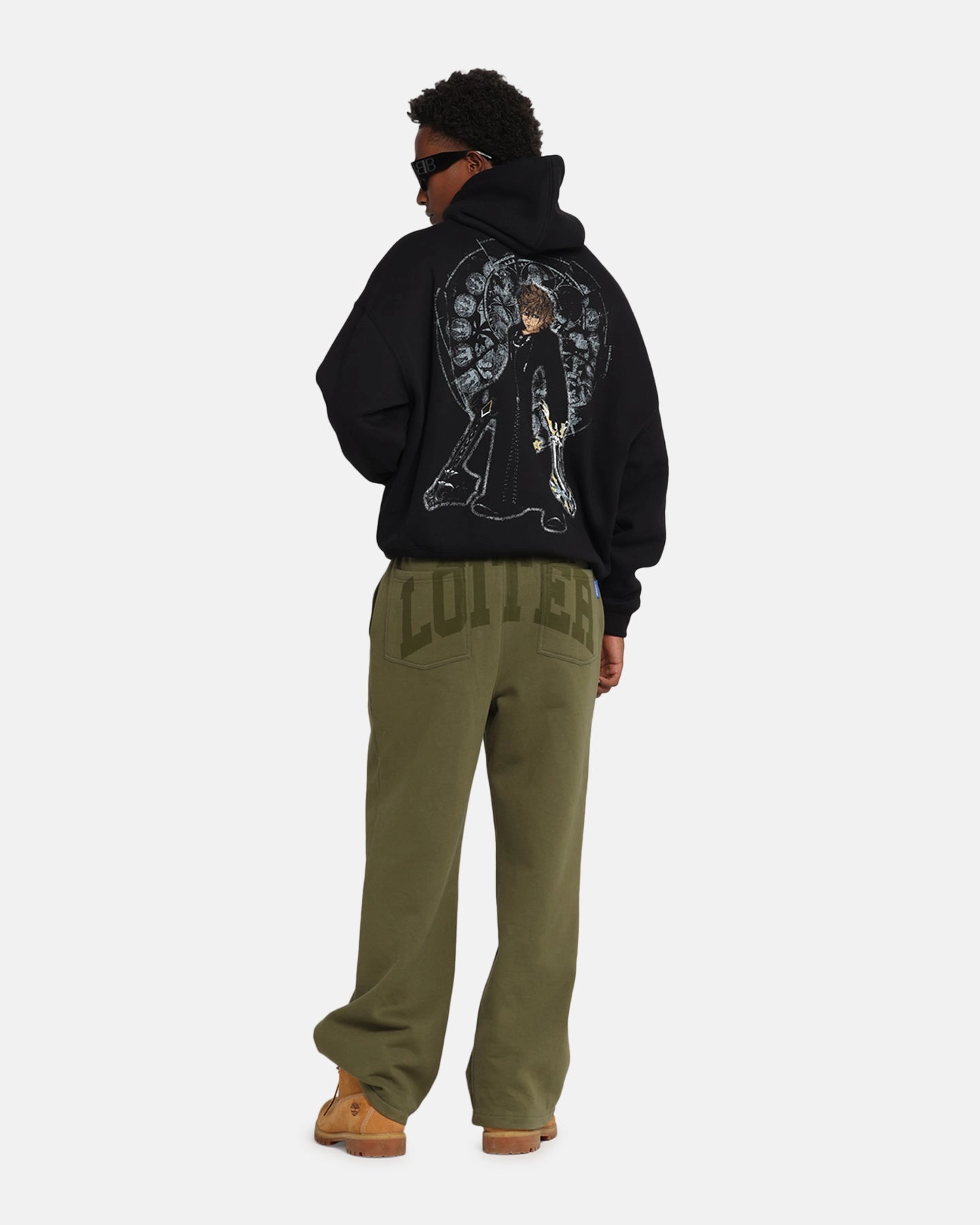 High Energy Return Fabric technicians Goat Crew Disney Kingdom Hearts Kingdom Premium Hoodie Black