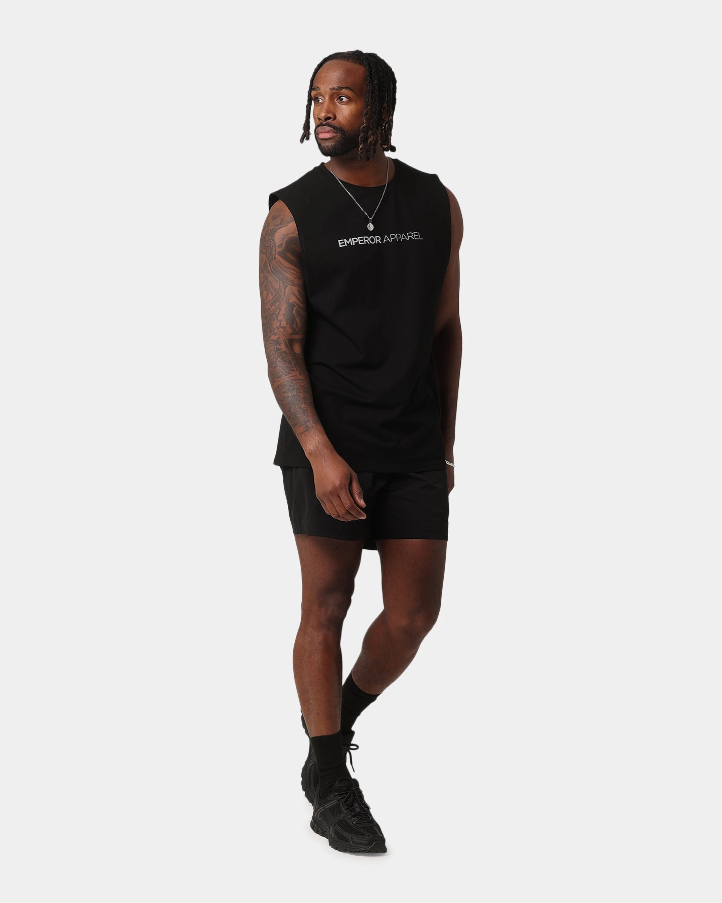 Emperor Apparel Performance Shorts Black Run Ready